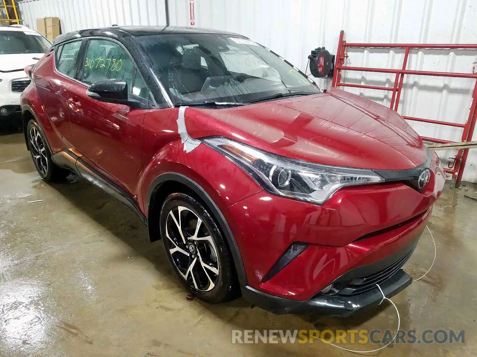 1 Photograph of a damaged car NMTKHMBX4KR076886 TOYOTA C-HR 2019