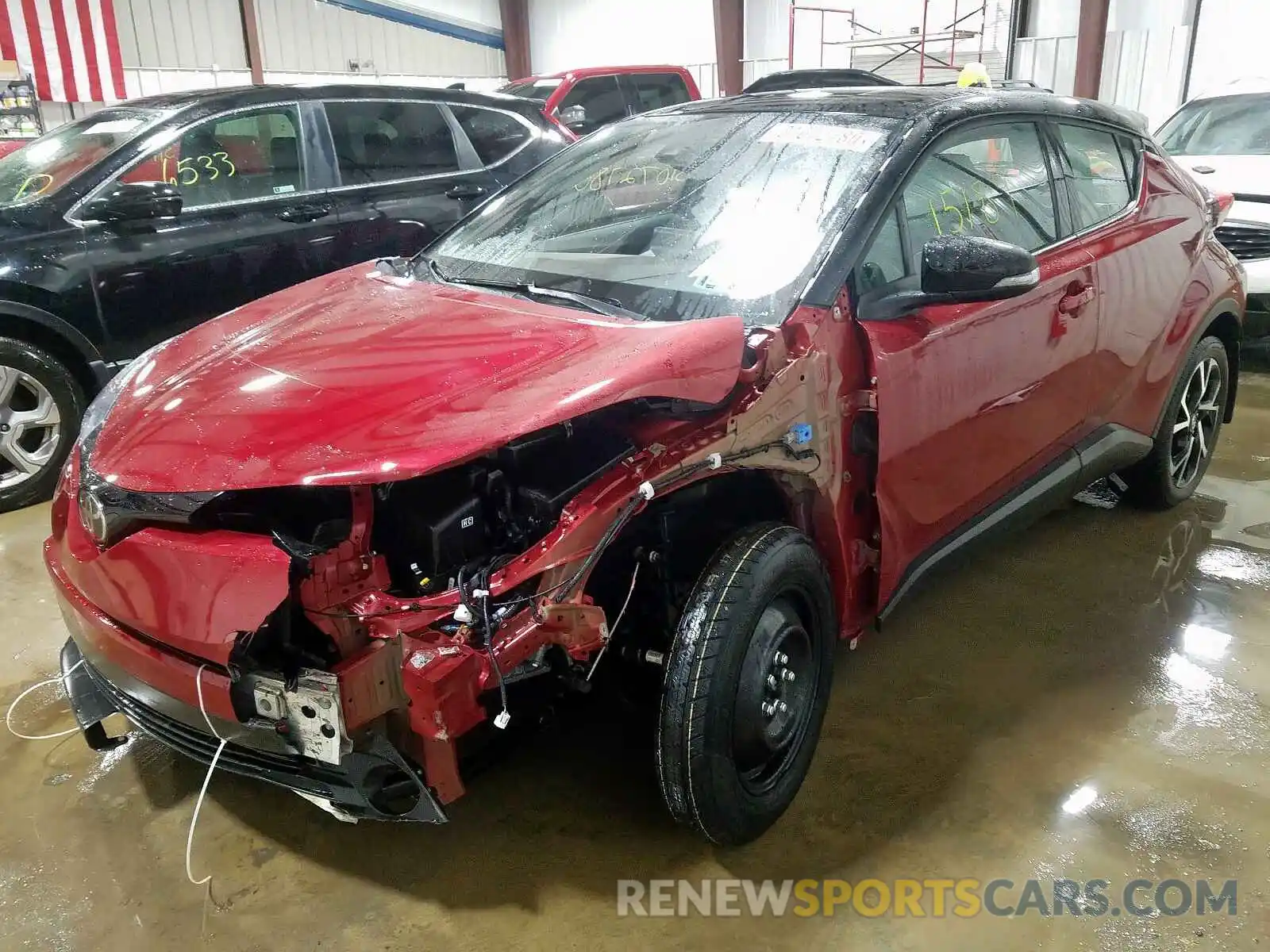 2 Photograph of a damaged car NMTKHMBX4KR076886 TOYOTA C-HR 2019