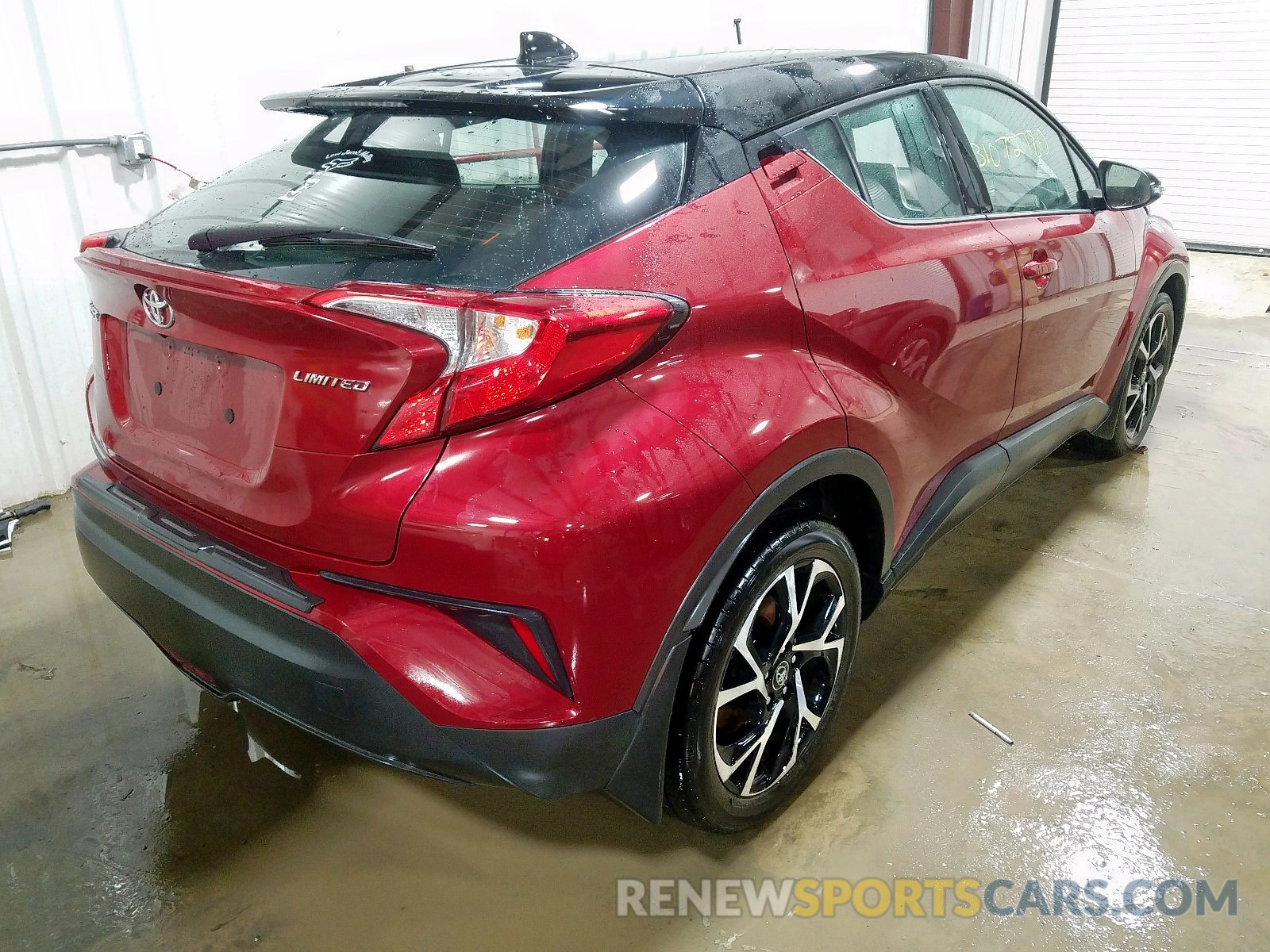 4 Фотография поврежденного автомобиля NMTKHMBX4KR076886 TOYOTA C-HR 2019