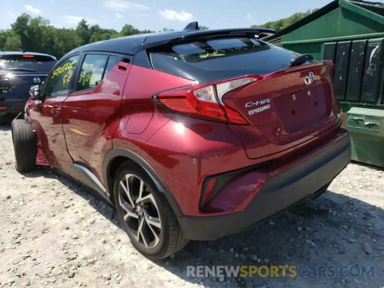 3 Photograph of a damaged car NMTKHMBX4KR077326 TOYOTA C-HR 2019