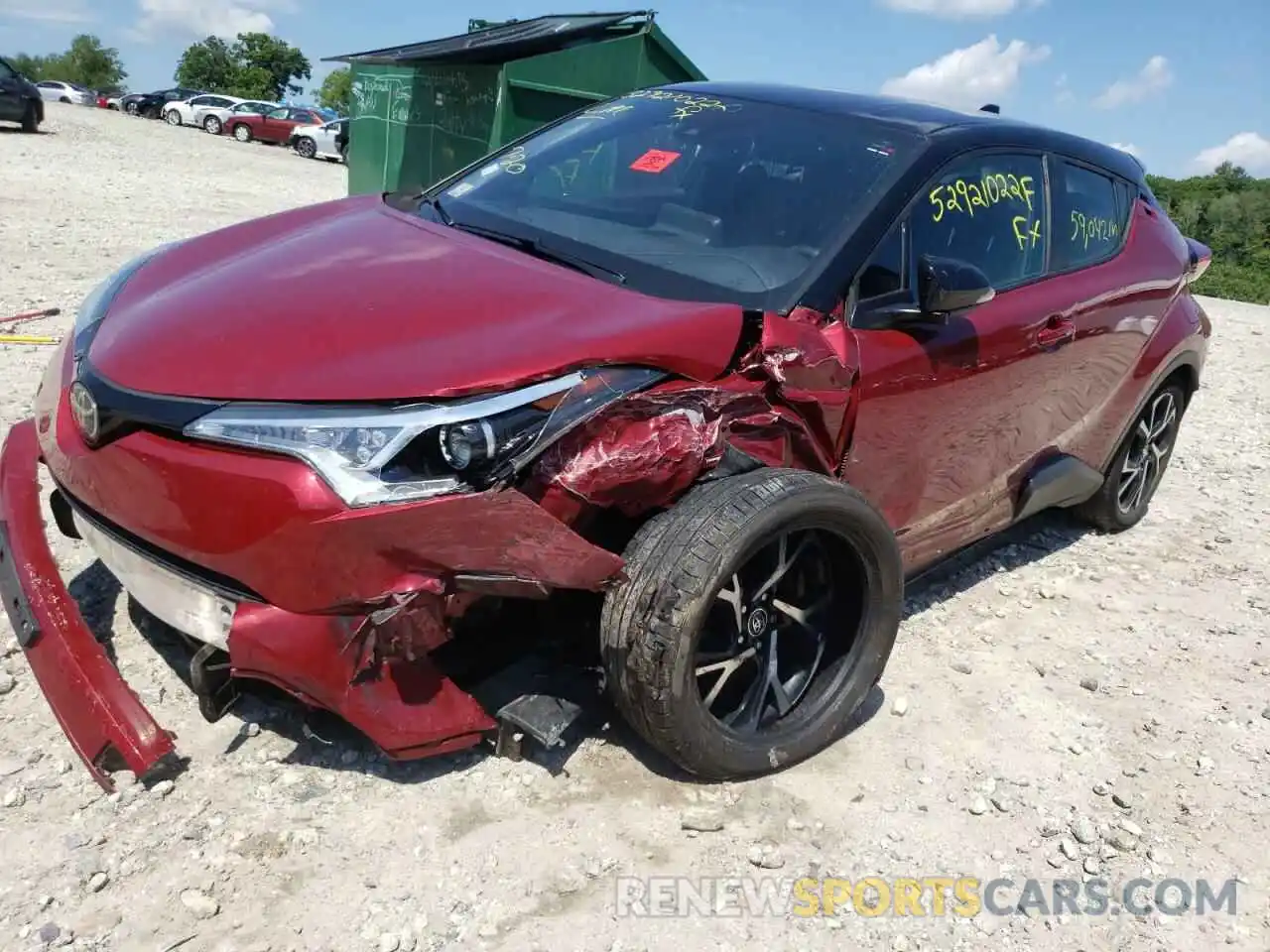 9 Фотография поврежденного автомобиля NMTKHMBX4KR077326 TOYOTA C-HR 2019