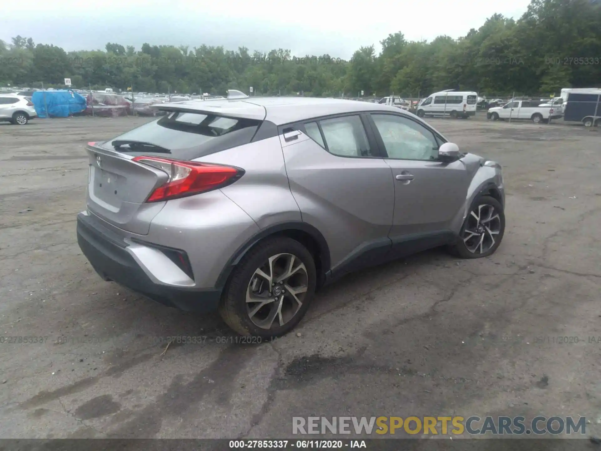 4 Фотография поврежденного автомобиля NMTKHMBX4KR077343 TOYOTA C-HR 2019