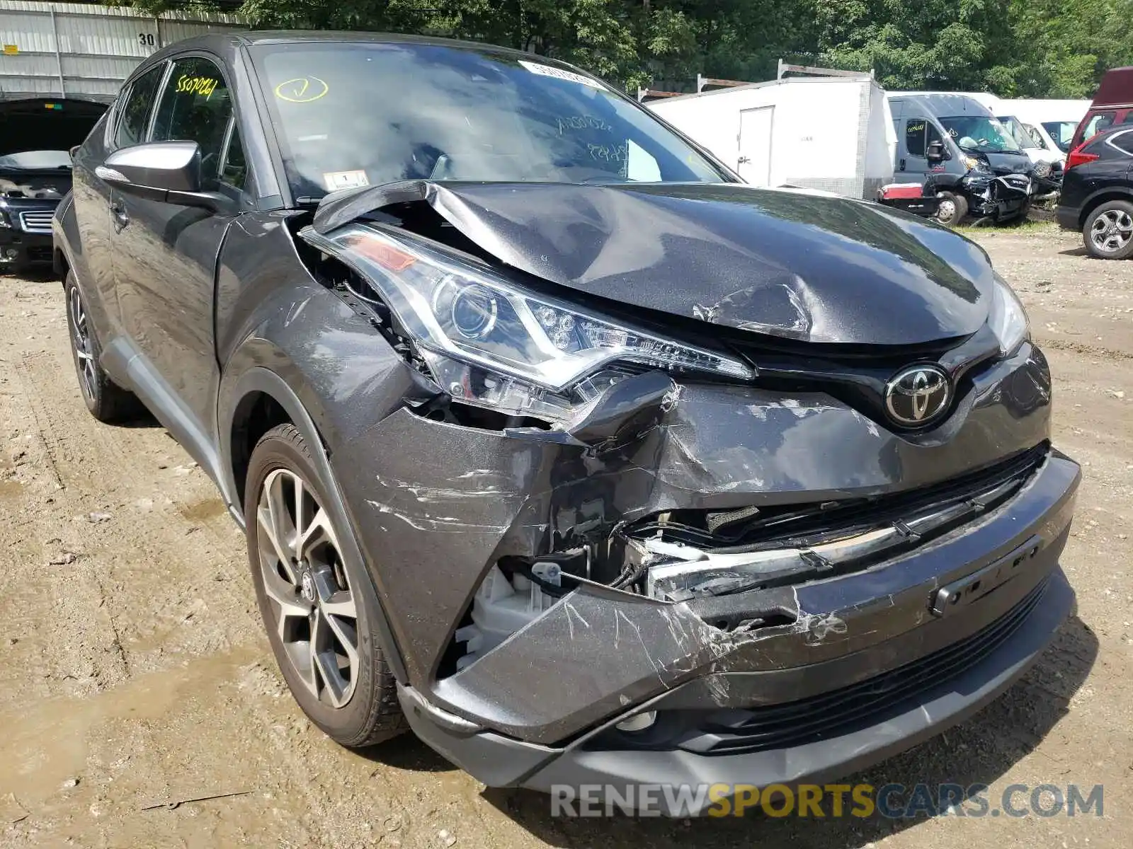 1 Photograph of a damaged car NMTKHMBX4KR077553 TOYOTA C-HR 2019