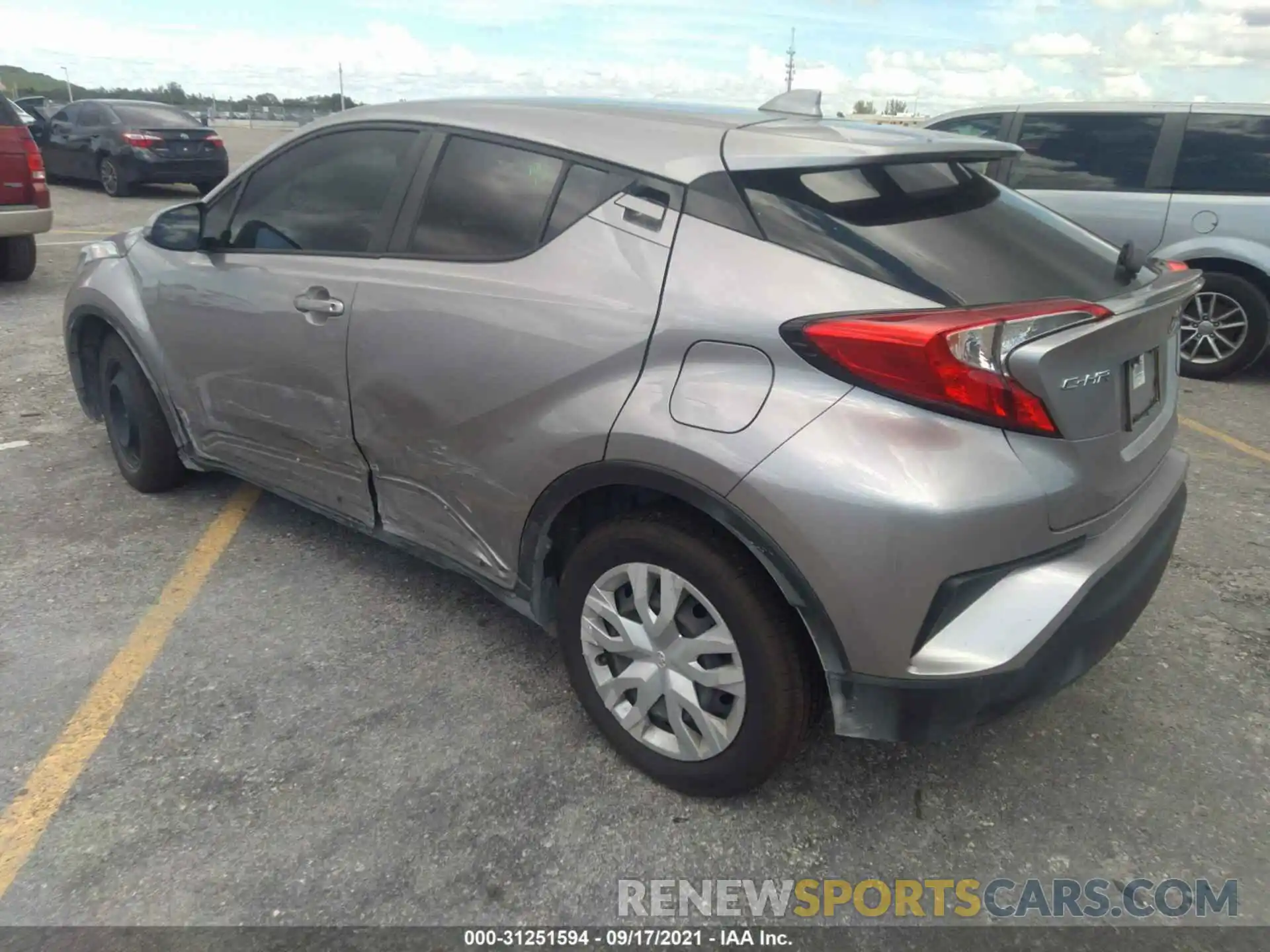 3 Photograph of a damaged car NMTKHMBX4KR083594 TOYOTA C-HR 2019