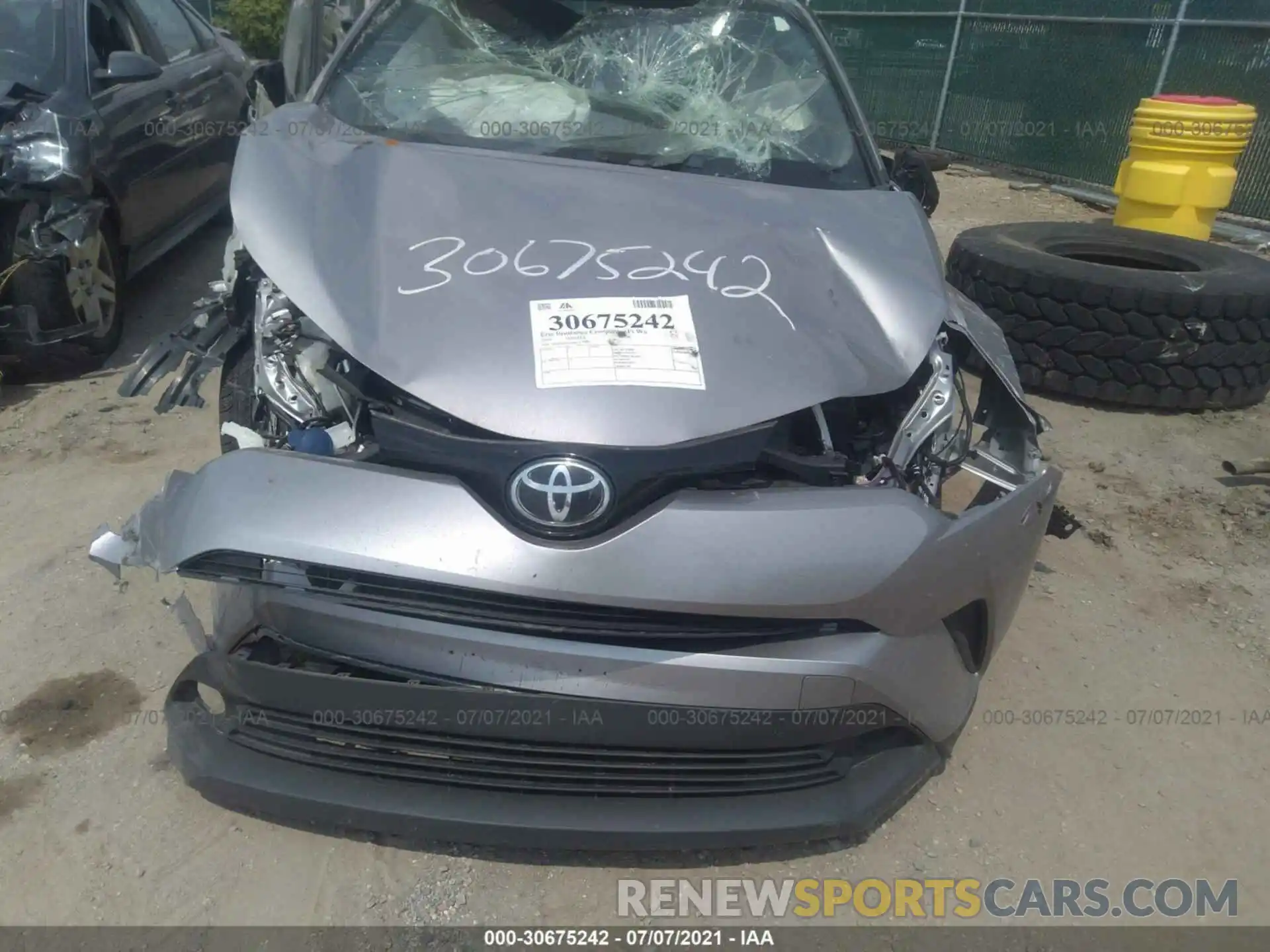 10 Photograph of a damaged car NMTKHMBX4KR085815 TOYOTA C-HR 2019