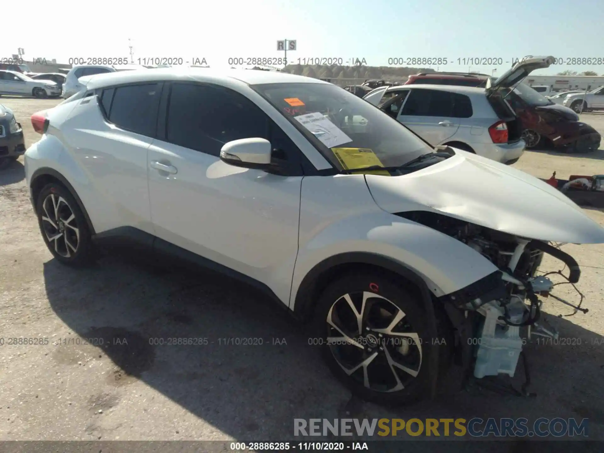 1 Photograph of a damaged car NMTKHMBX4KR086141 TOYOTA C-HR 2019