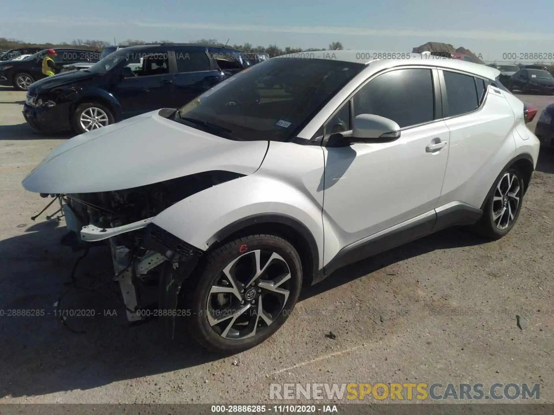 2 Photograph of a damaged car NMTKHMBX4KR086141 TOYOTA C-HR 2019