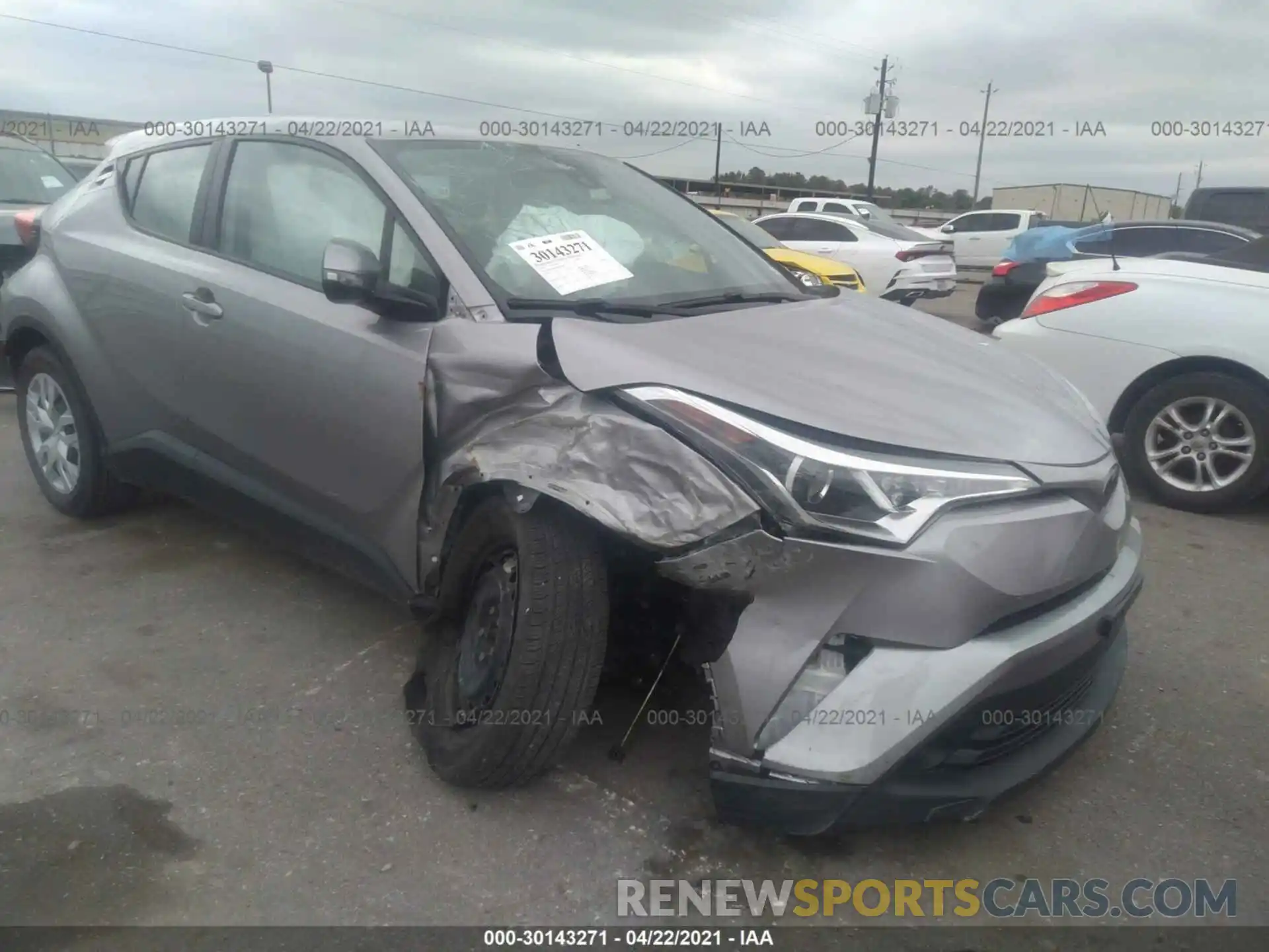 1 Photograph of a damaged car NMTKHMBX4KR086768 TOYOTA C-HR 2019