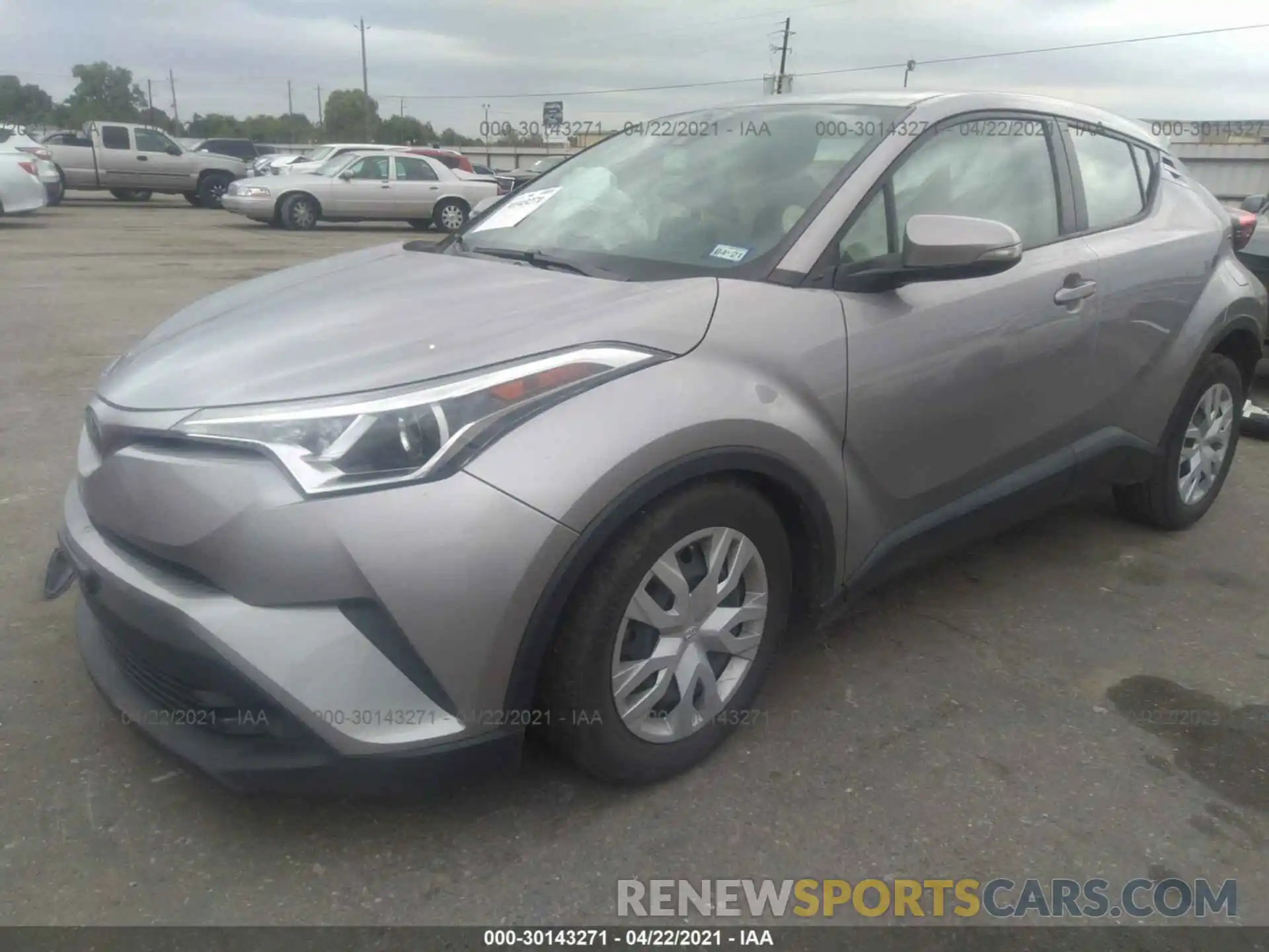 2 Photograph of a damaged car NMTKHMBX4KR086768 TOYOTA C-HR 2019