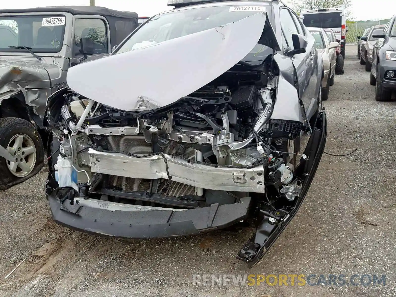 9 Photograph of a damaged car NMTKHMBX4KR088276 TOYOTA C-HR 2019