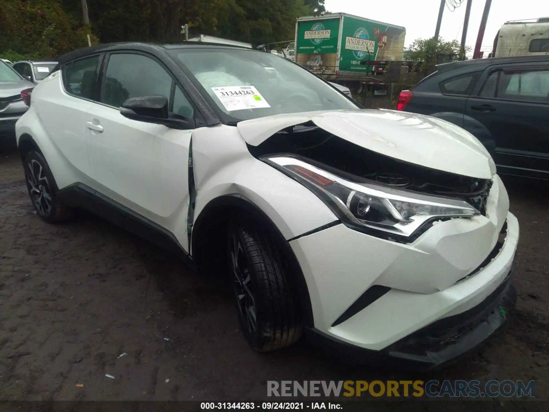 1 Photograph of a damaged car NMTKHMBX4KR088925 TOYOTA C-HR 2019