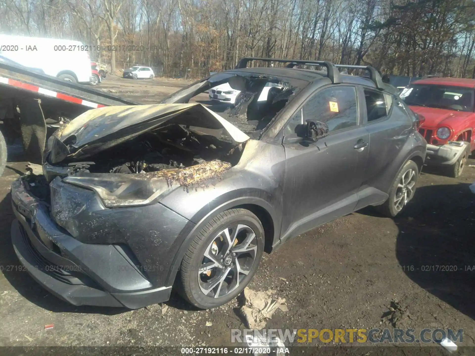 2 Photograph of a damaged car NMTKHMBX4KR090027 TOYOTA C-HR 2019
