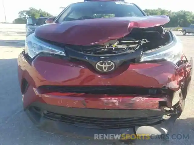 9 Photograph of a damaged car NMTKHMBX4KR090366 TOYOTA C-HR 2019