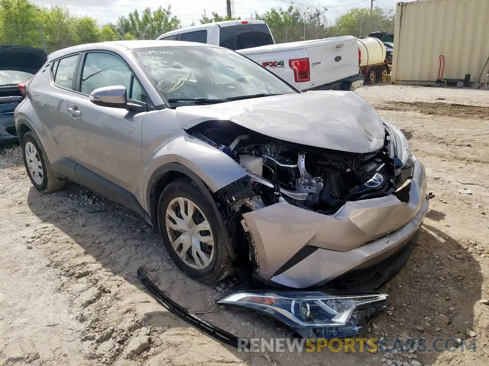 1 Photograph of a damaged car NMTKHMBX4KR091176 TOYOTA C-HR 2019