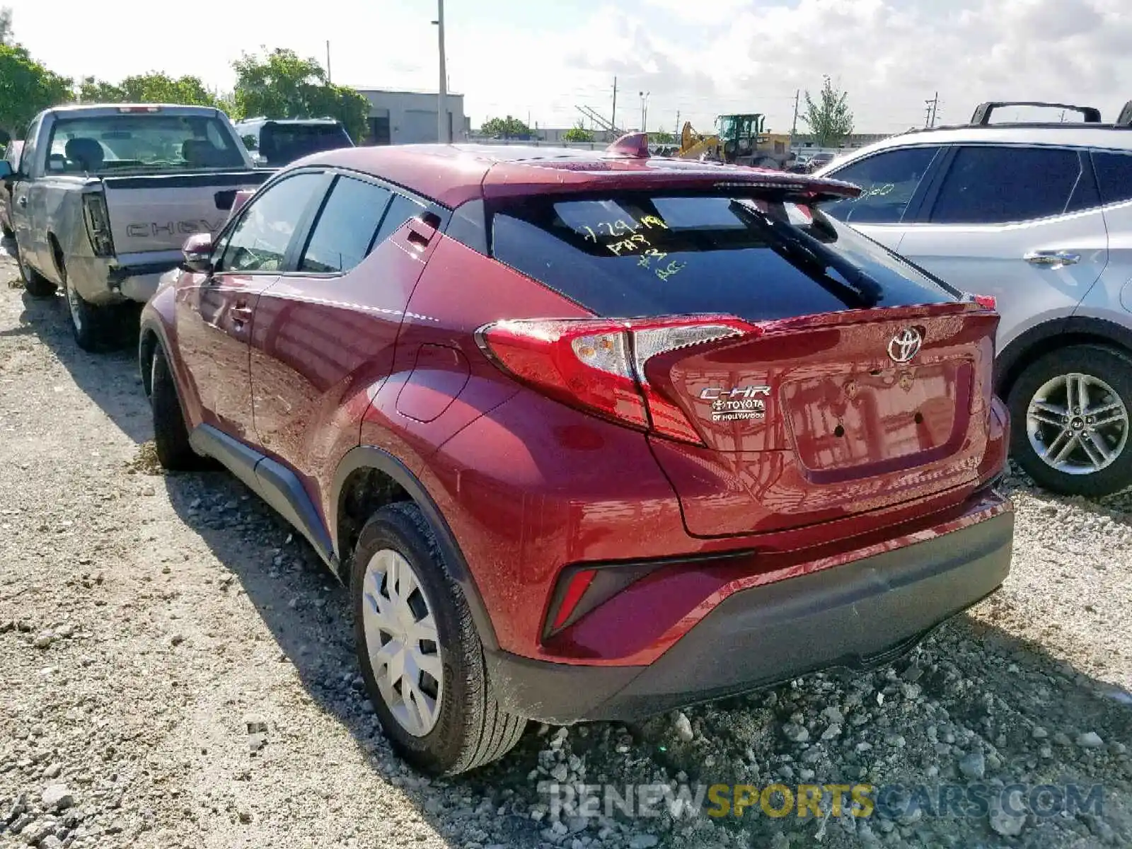 3 Фотография поврежденного автомобиля NMTKHMBX4KR092232 TOYOTA C-HR 2019