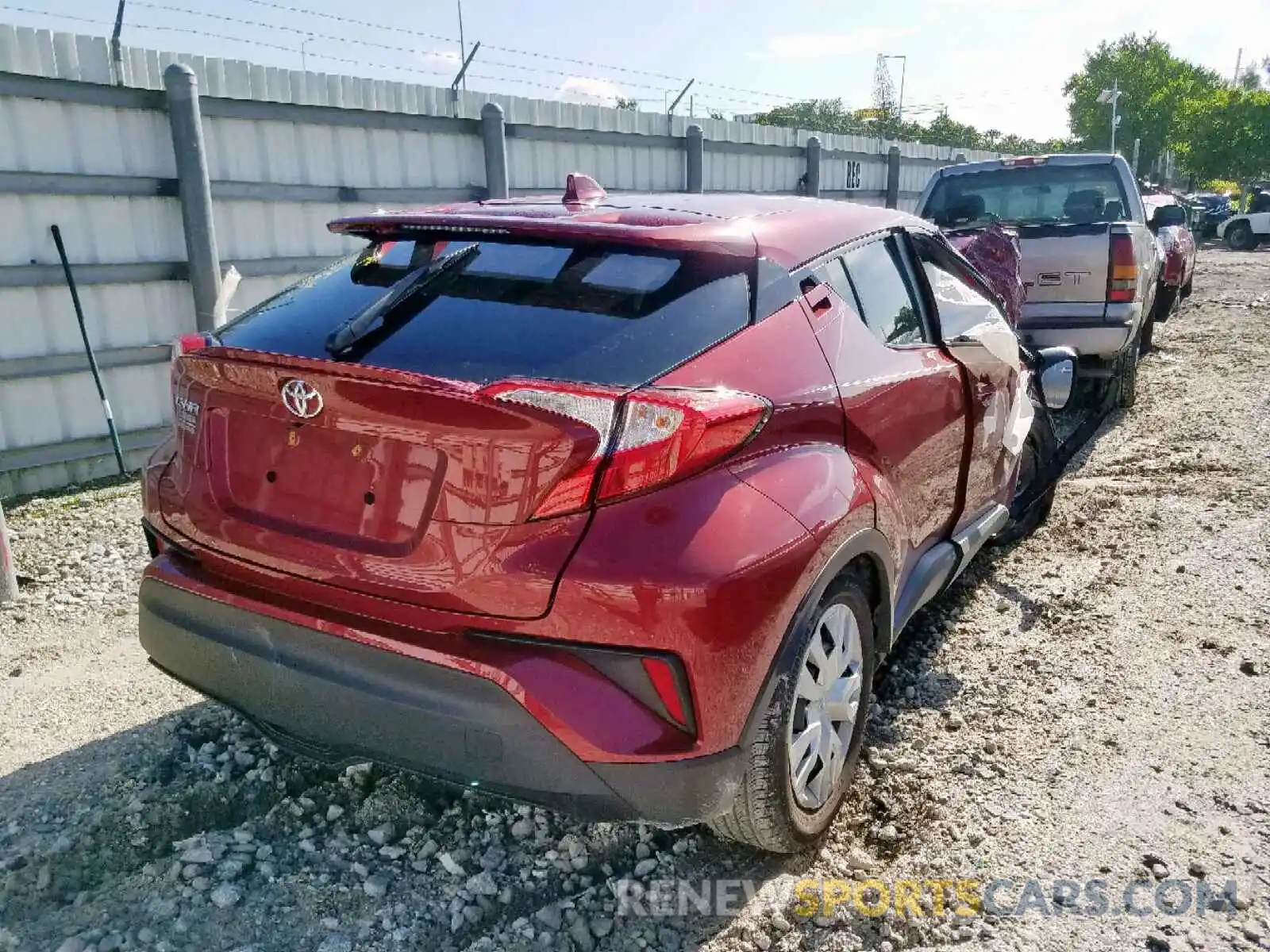 4 Фотография поврежденного автомобиля NMTKHMBX4KR092232 TOYOTA C-HR 2019