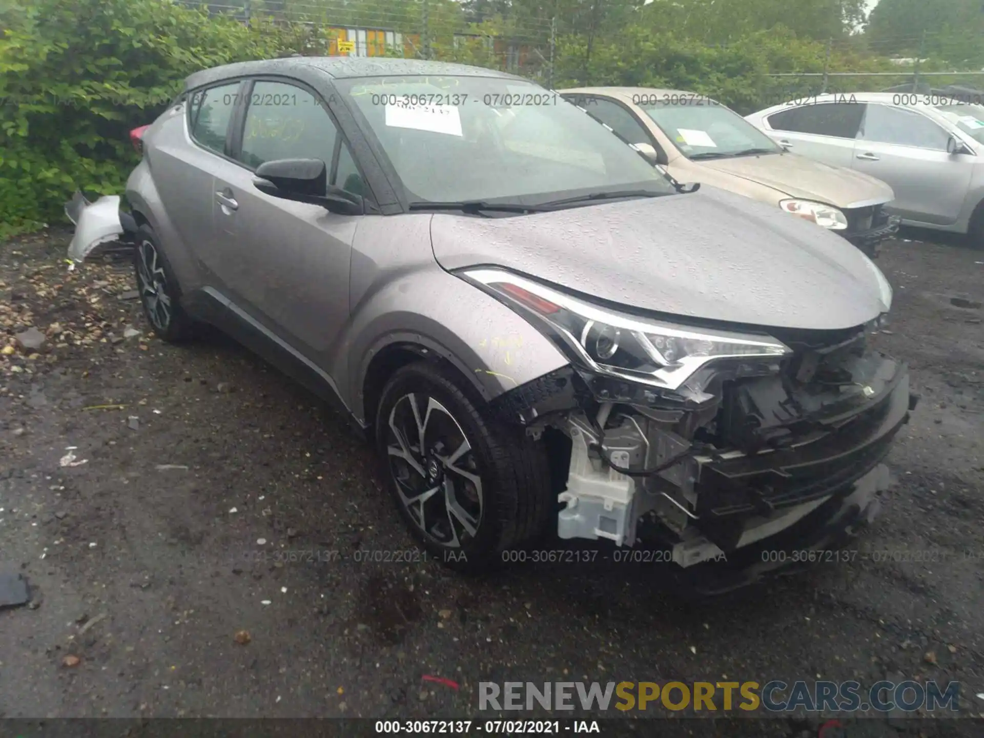 1 Photograph of a damaged car NMTKHMBX4KR092666 TOYOTA C-HR 2019