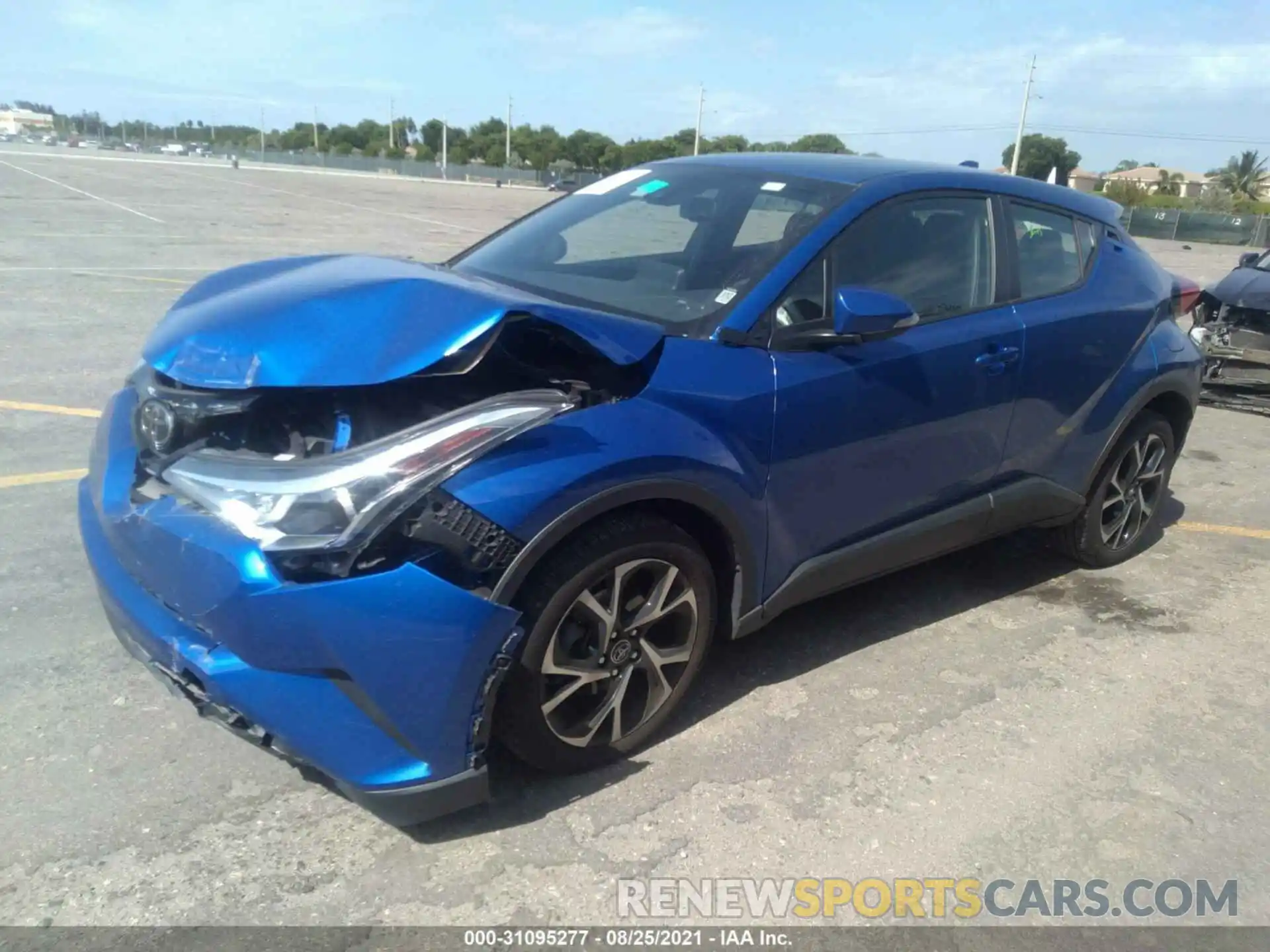 2 Фотография поврежденного автомобиля NMTKHMBX4KR093378 TOYOTA C-HR 2019