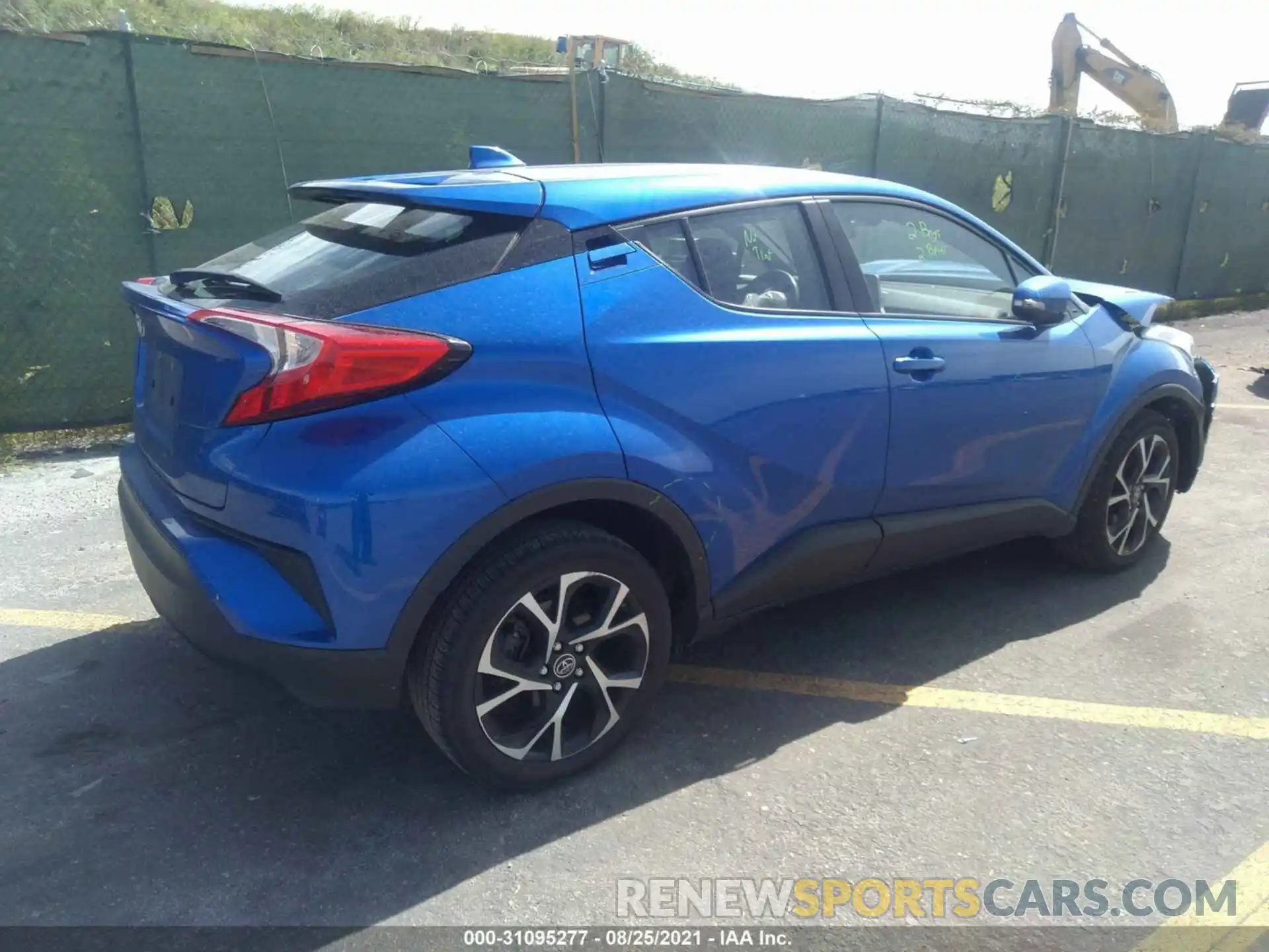 4 Фотография поврежденного автомобиля NMTKHMBX4KR093378 TOYOTA C-HR 2019