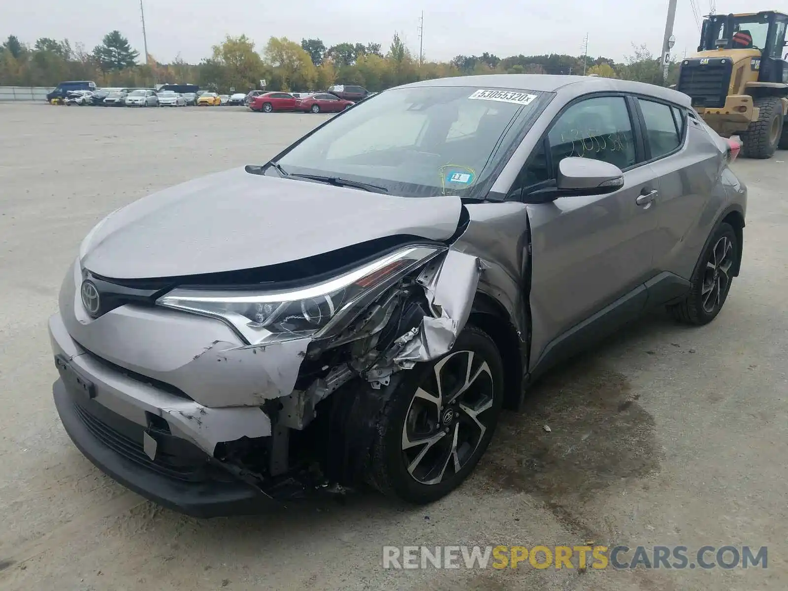 2 Photograph of a damaged car NMTKHMBX4KR093669 TOYOTA C-HR 2019