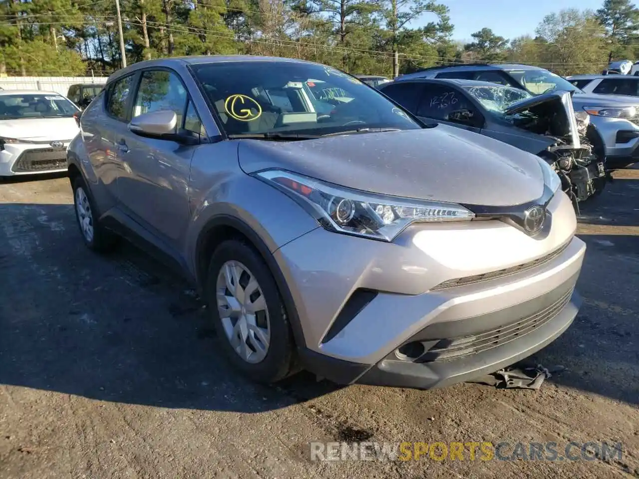 1 Photograph of a damaged car NMTKHMBX4KR093915 TOYOTA C-HR 2019