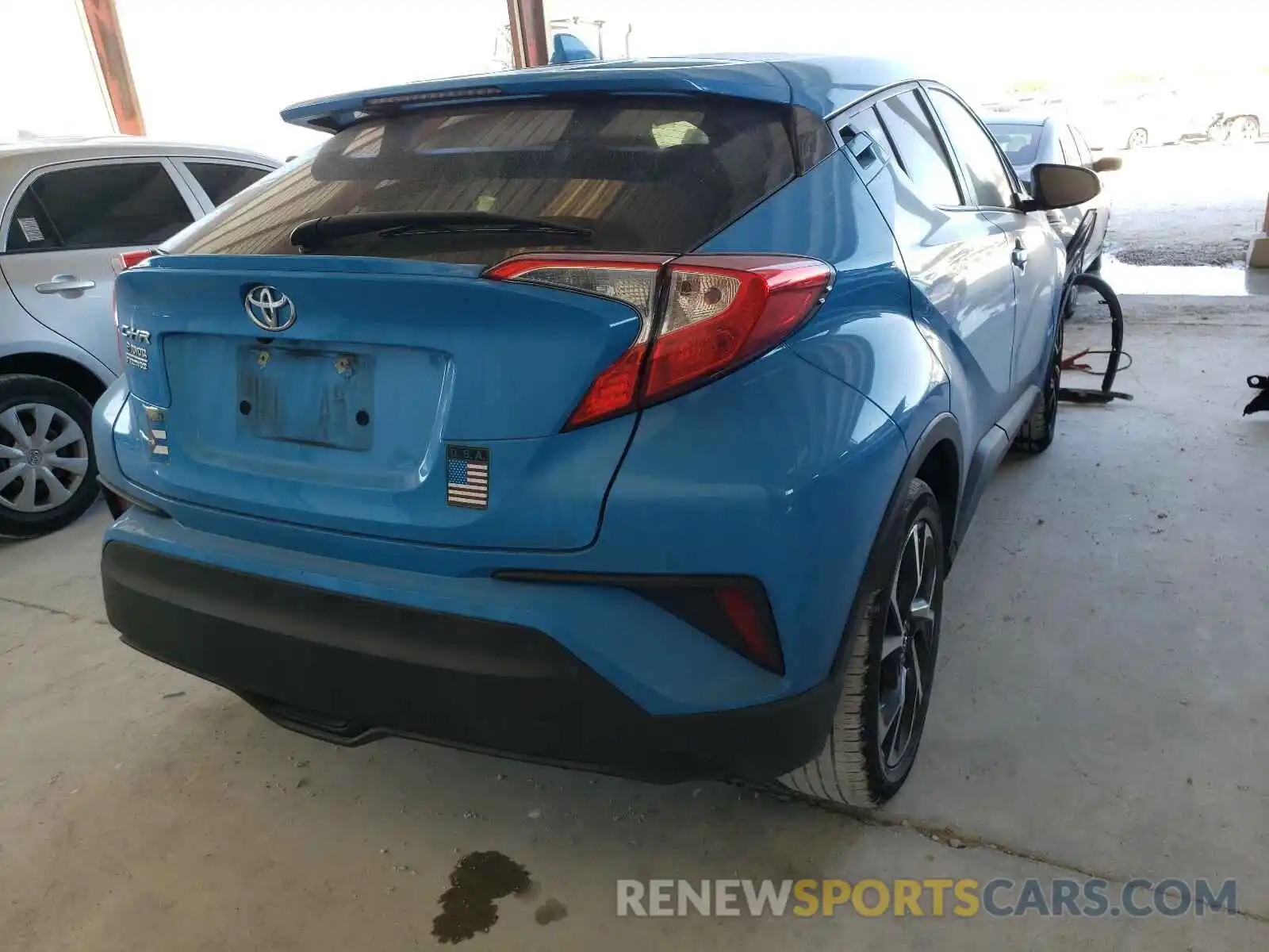 4 Photograph of a damaged car NMTKHMBX4KR093963 TOYOTA C-HR 2019