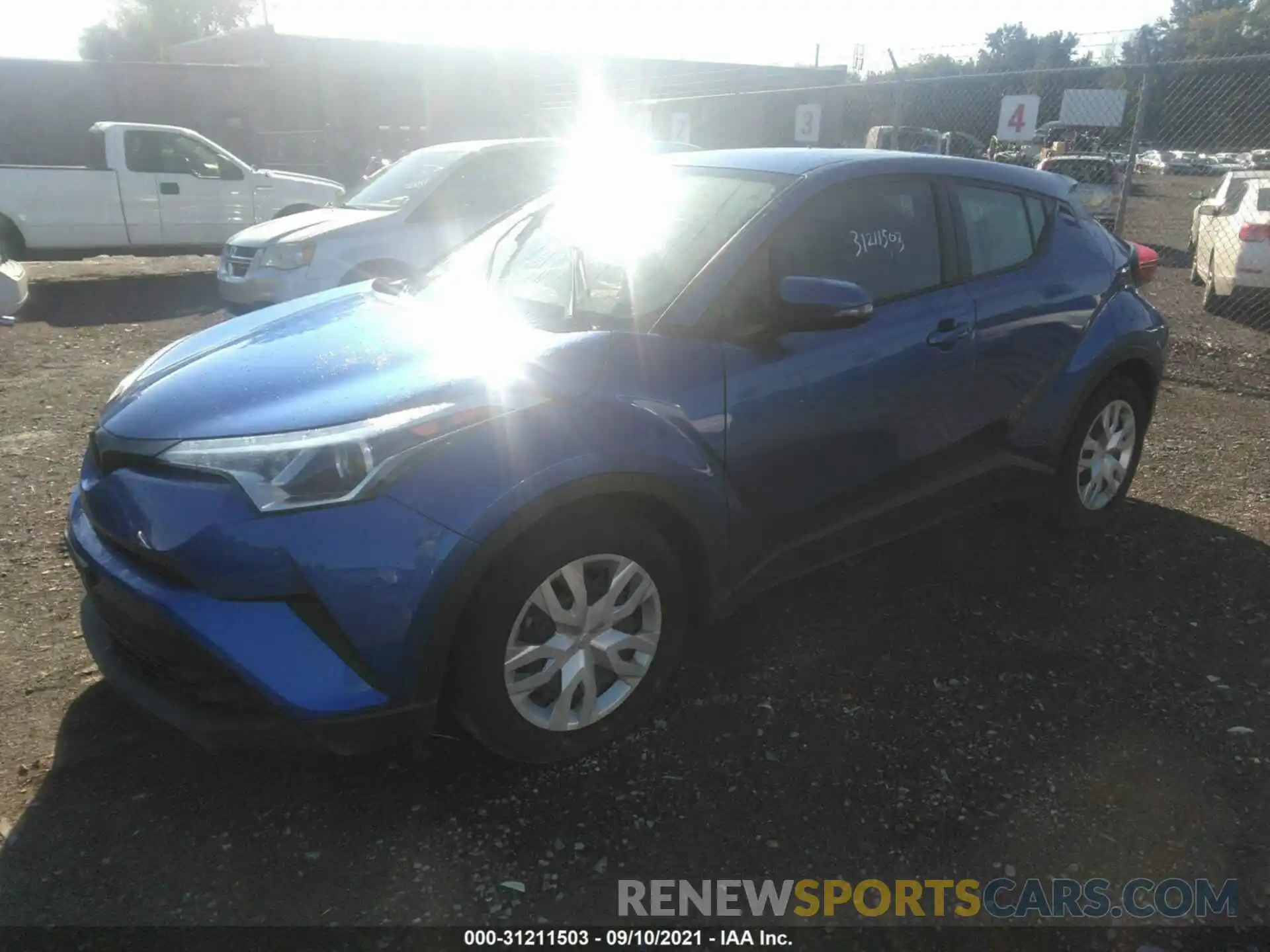 2 Photograph of a damaged car NMTKHMBX4KR094952 TOYOTA C-HR 2019