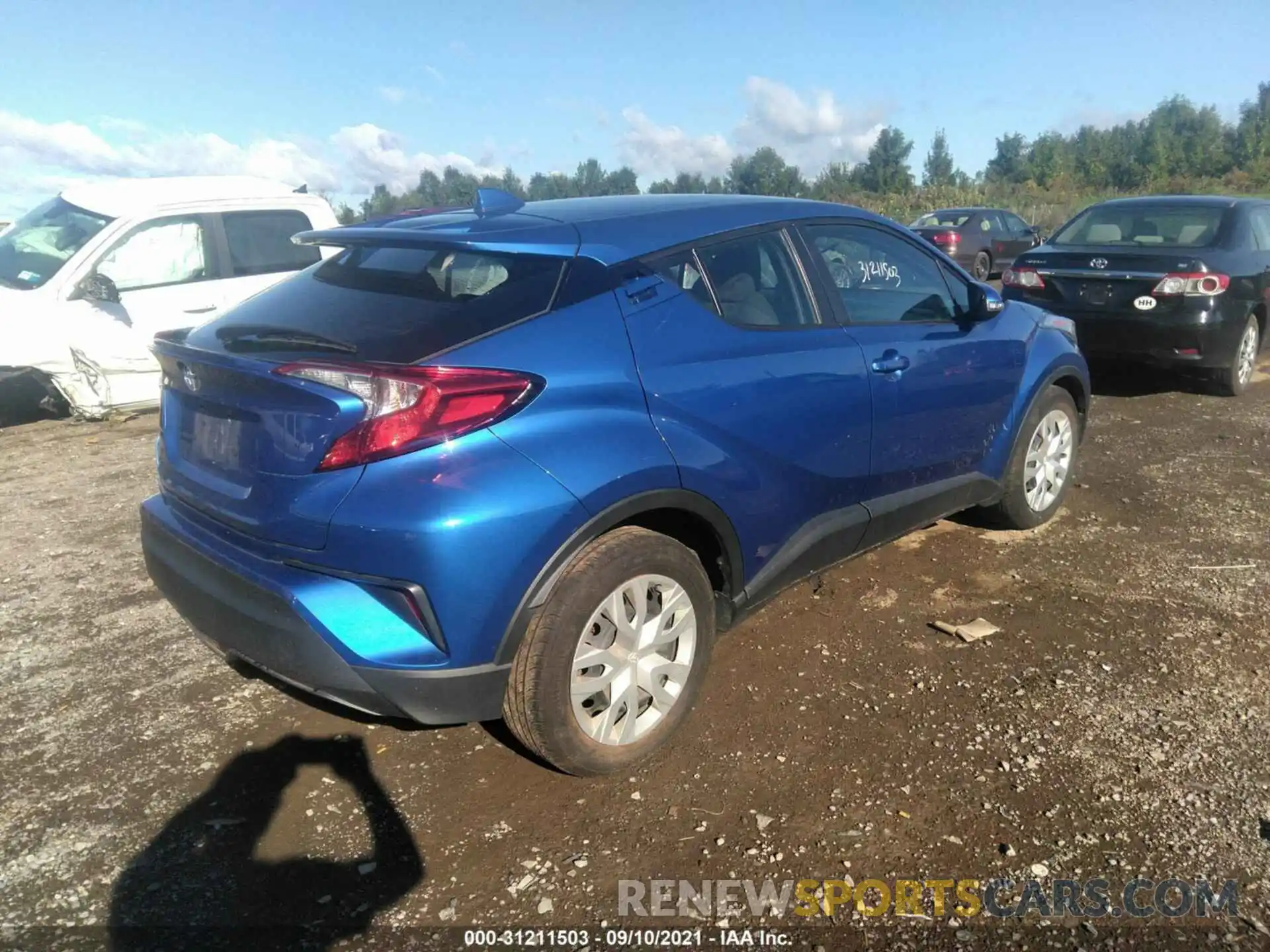 4 Фотография поврежденного автомобиля NMTKHMBX4KR094952 TOYOTA C-HR 2019