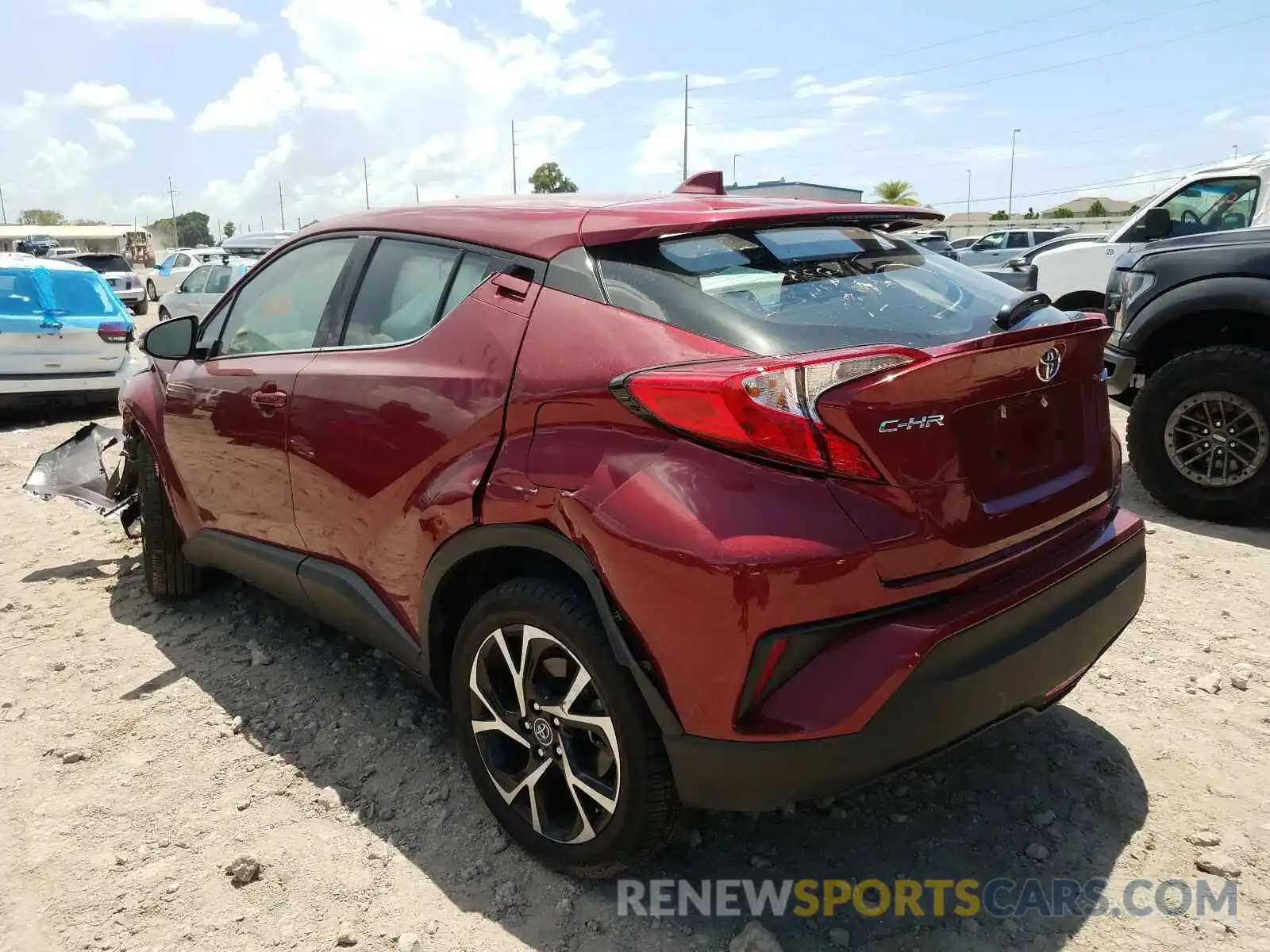 3 Photograph of a damaged car NMTKHMBX4KR097589 TOYOTA C-HR 2019