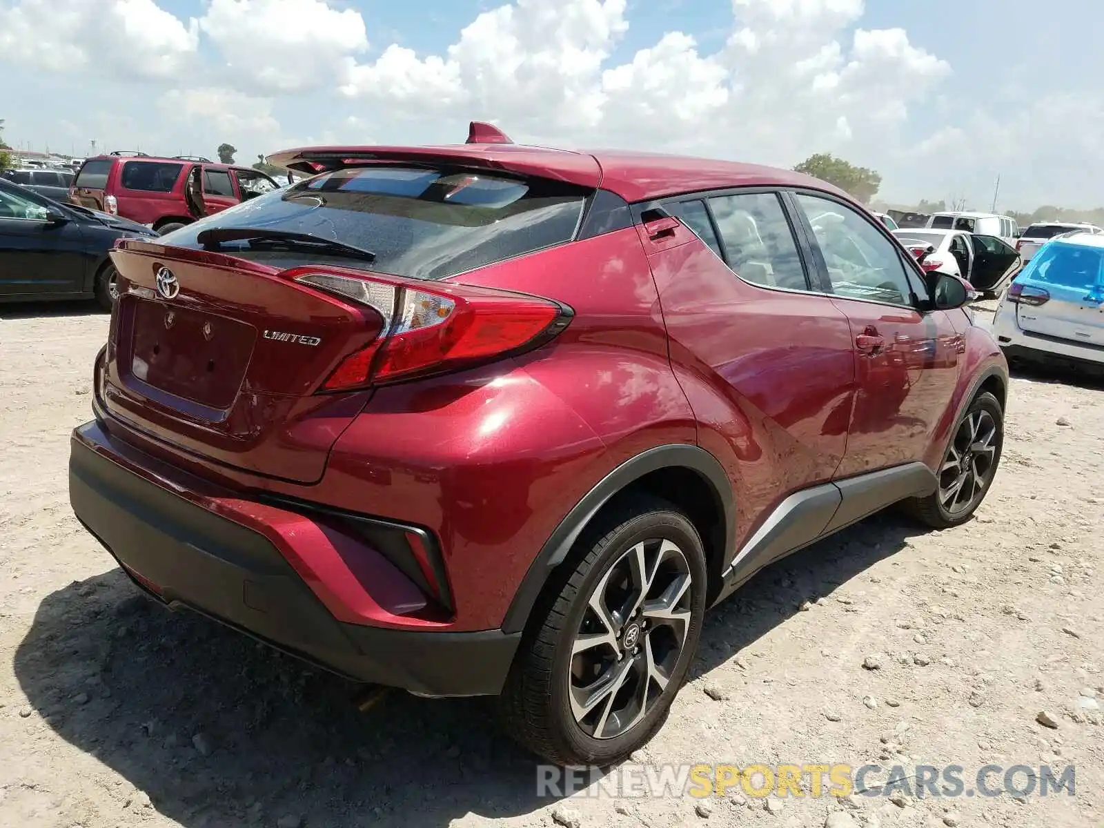 4 Photograph of a damaged car NMTKHMBX4KR097589 TOYOTA C-HR 2019