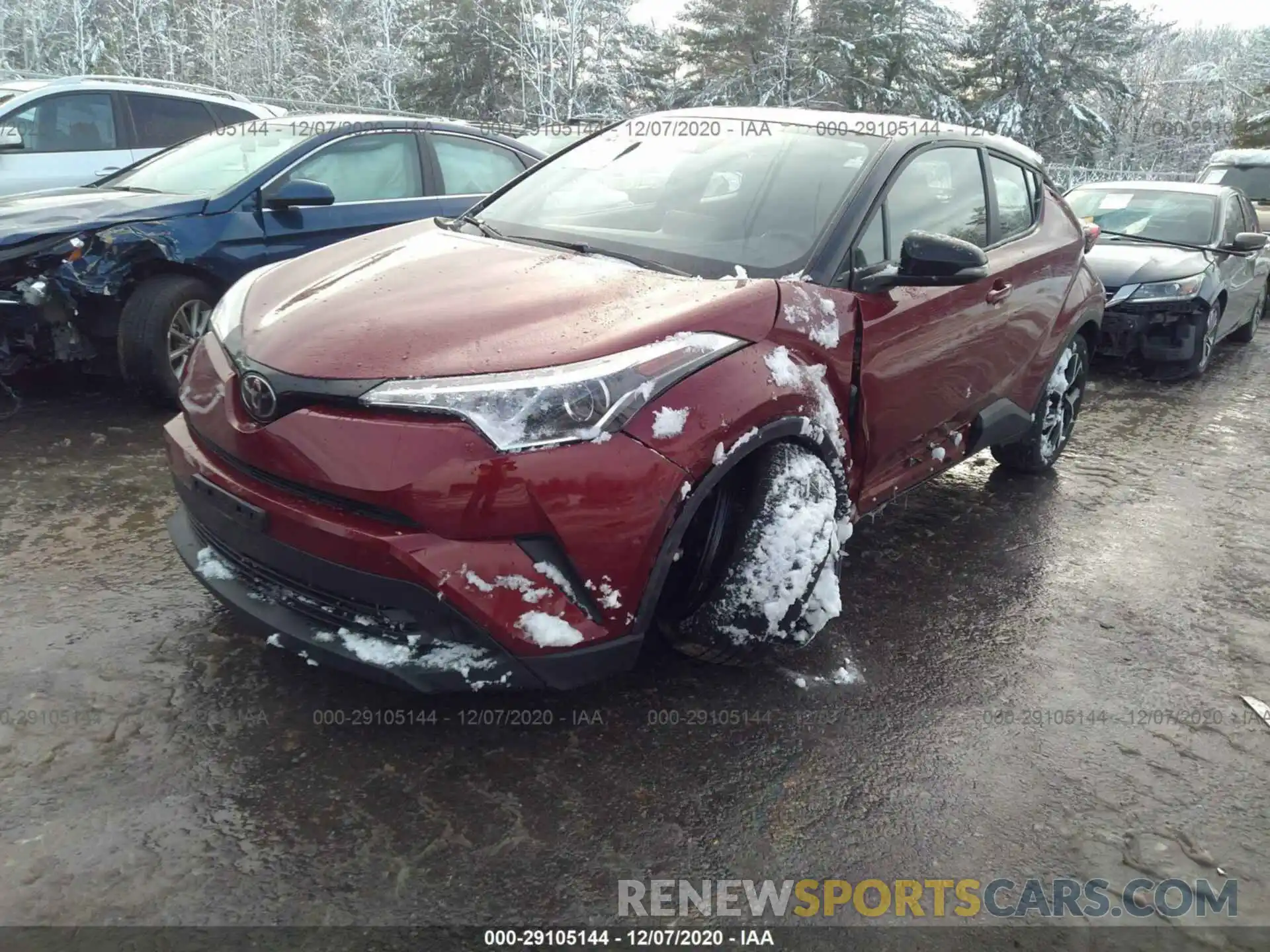 2 Photograph of a damaged car NMTKHMBX4KR097706 TOYOTA C-HR 2019