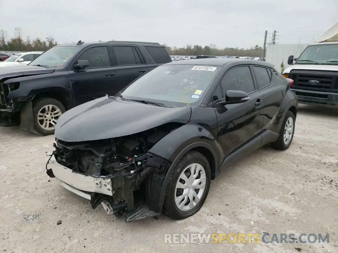 2 Photograph of a damaged car NMTKHMBX4KR098466 TOYOTA C-HR 2019