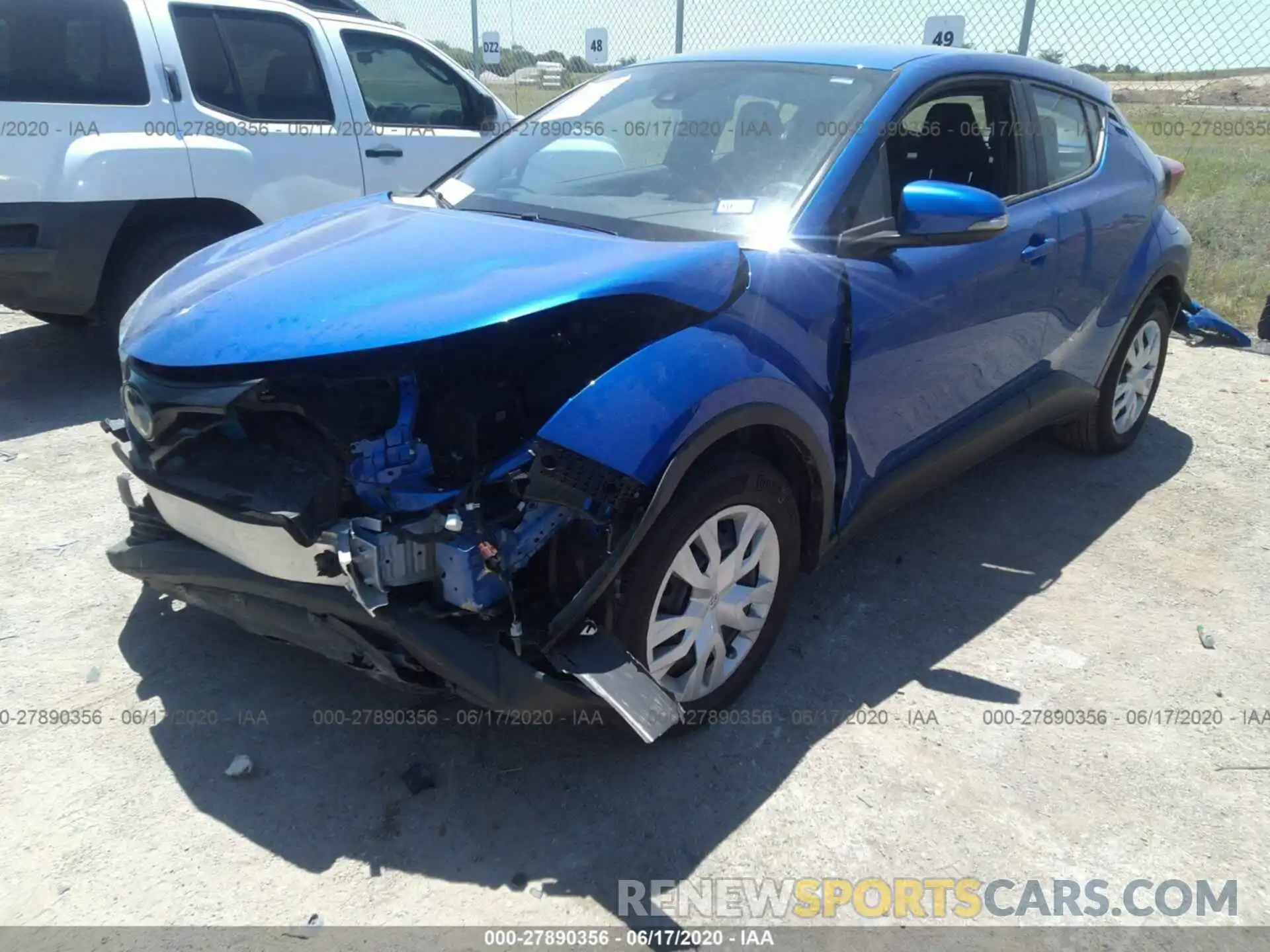 2 Photograph of a damaged car NMTKHMBX4KR098841 TOYOTA C-HR 2019