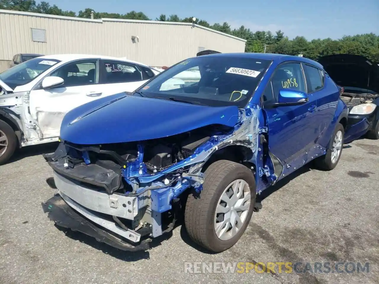 2 Photograph of a damaged car NMTKHMBX4KR098970 TOYOTA C-HR 2019