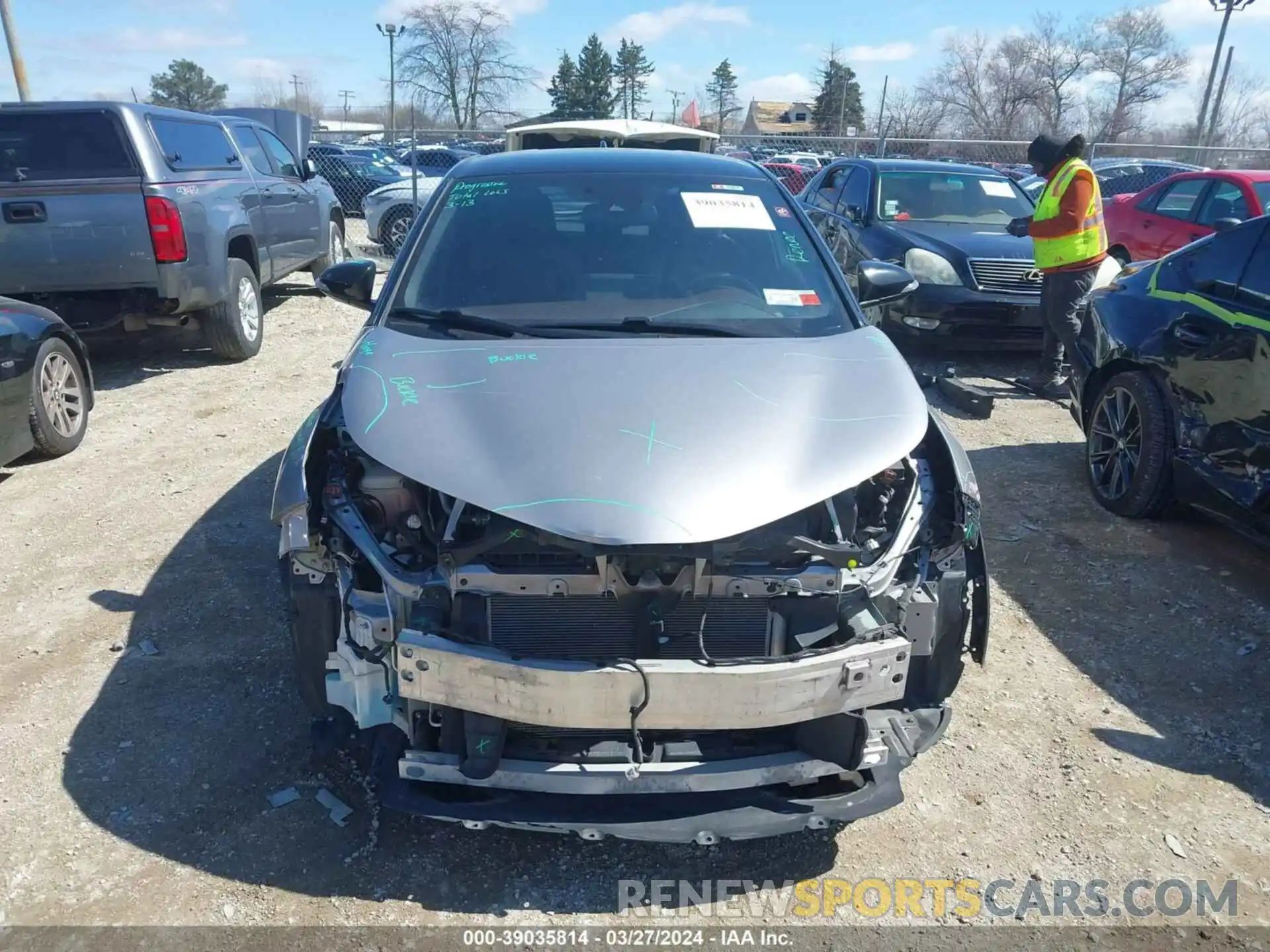 12 Photograph of a damaged car NMTKHMBX4KR100166 TOYOTA C-HR 2019