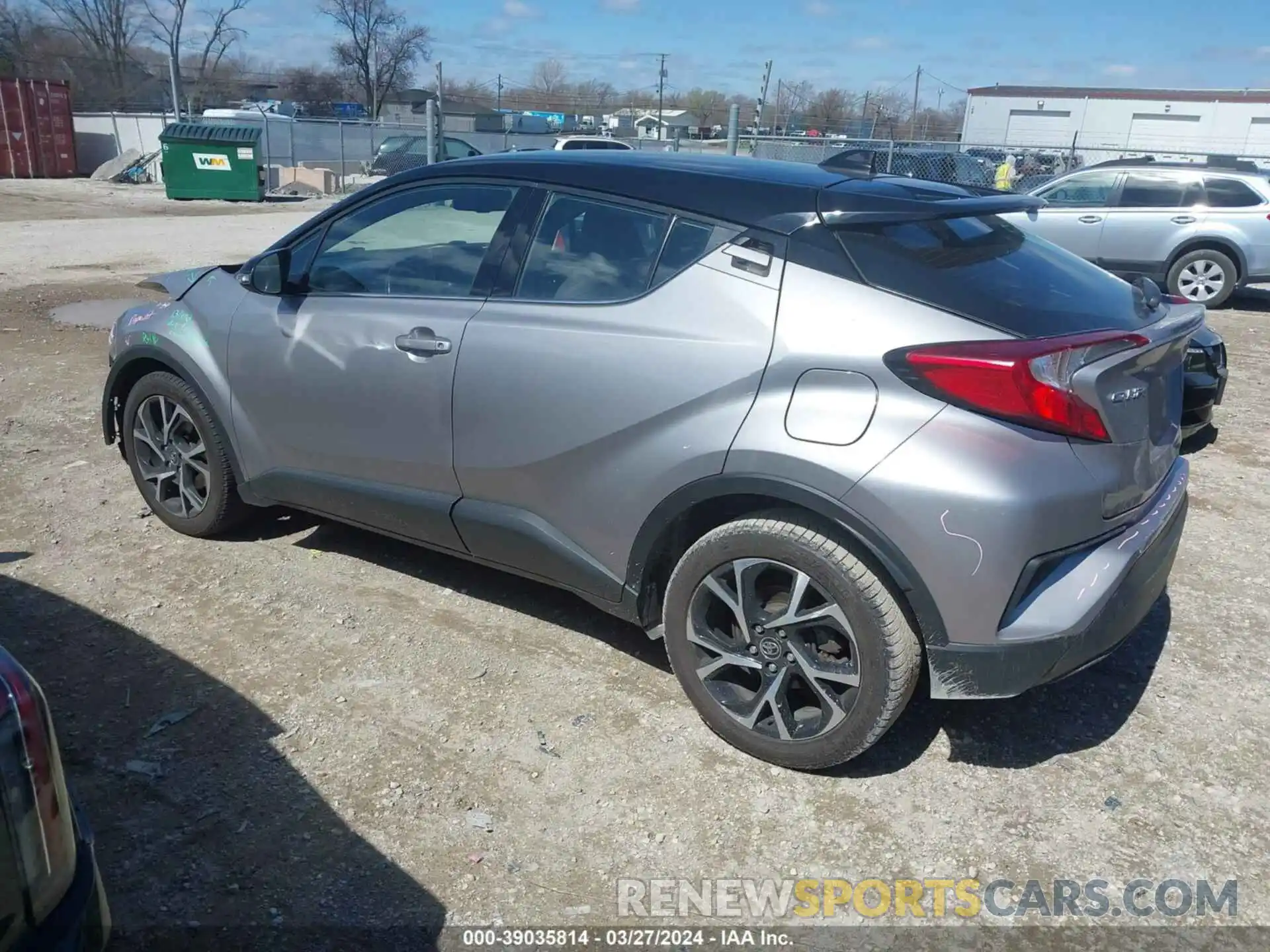 3 Photograph of a damaged car NMTKHMBX4KR100166 TOYOTA C-HR 2019