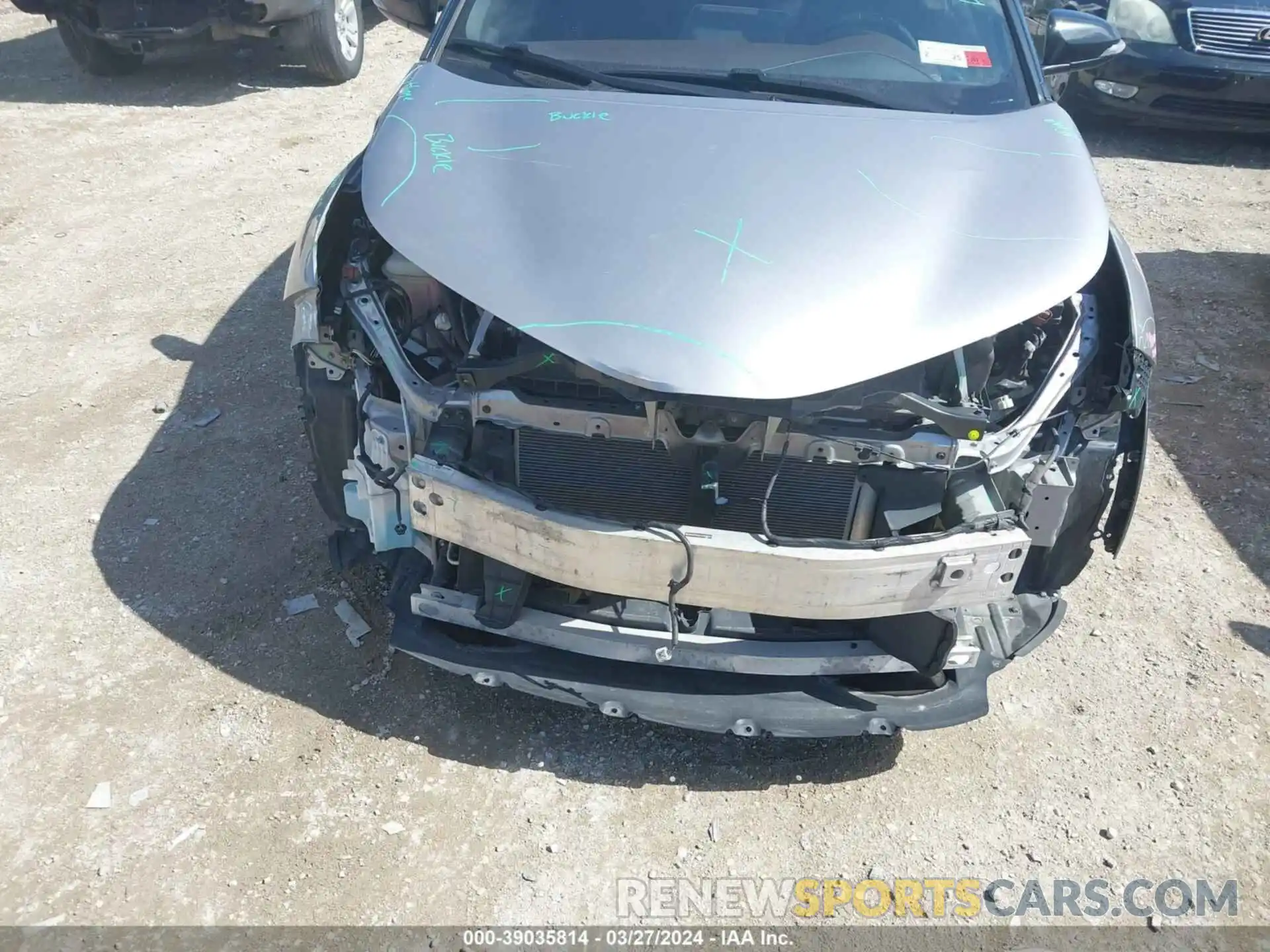 6 Photograph of a damaged car NMTKHMBX4KR100166 TOYOTA C-HR 2019