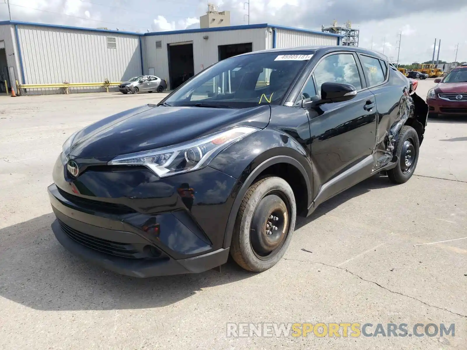 2 Фотография поврежденного автомобиля NMTKHMBX4KR100460 TOYOTA C-HR 2019