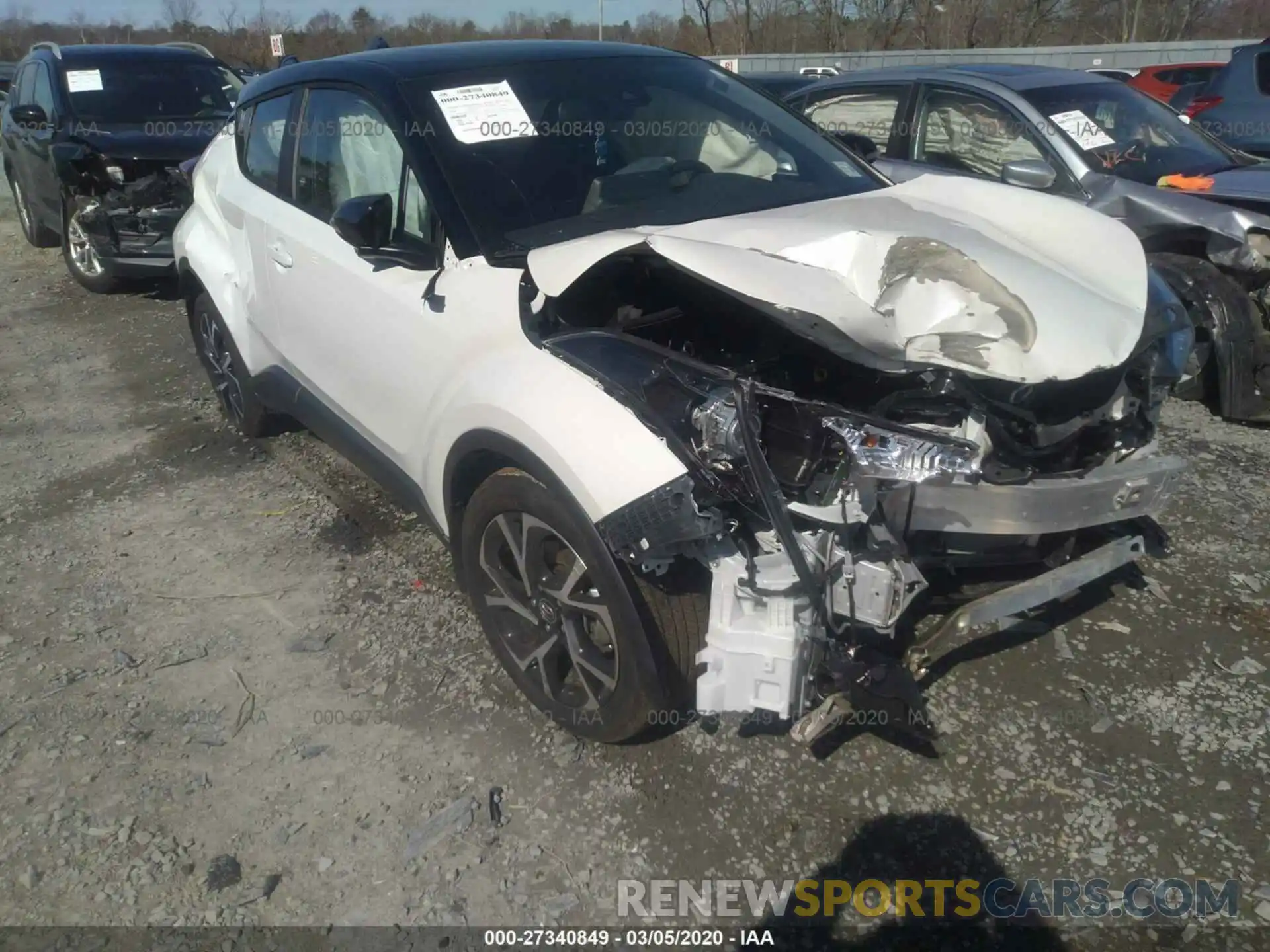 1 Photograph of a damaged car NMTKHMBX4KR101205 TOYOTA C-HR 2019