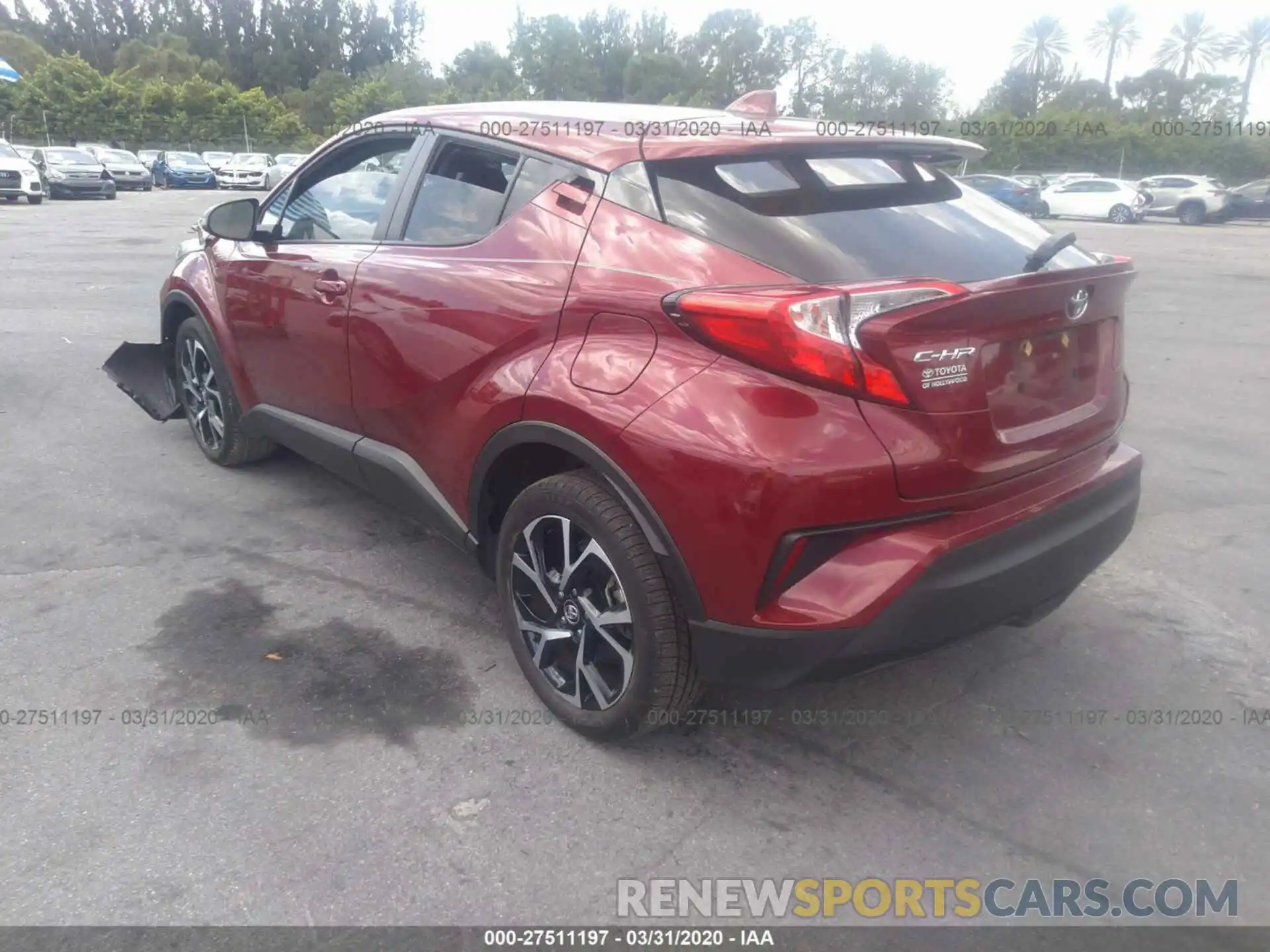 3 Photograph of a damaged car NMTKHMBX5KR069350 TOYOTA C-HR 2019