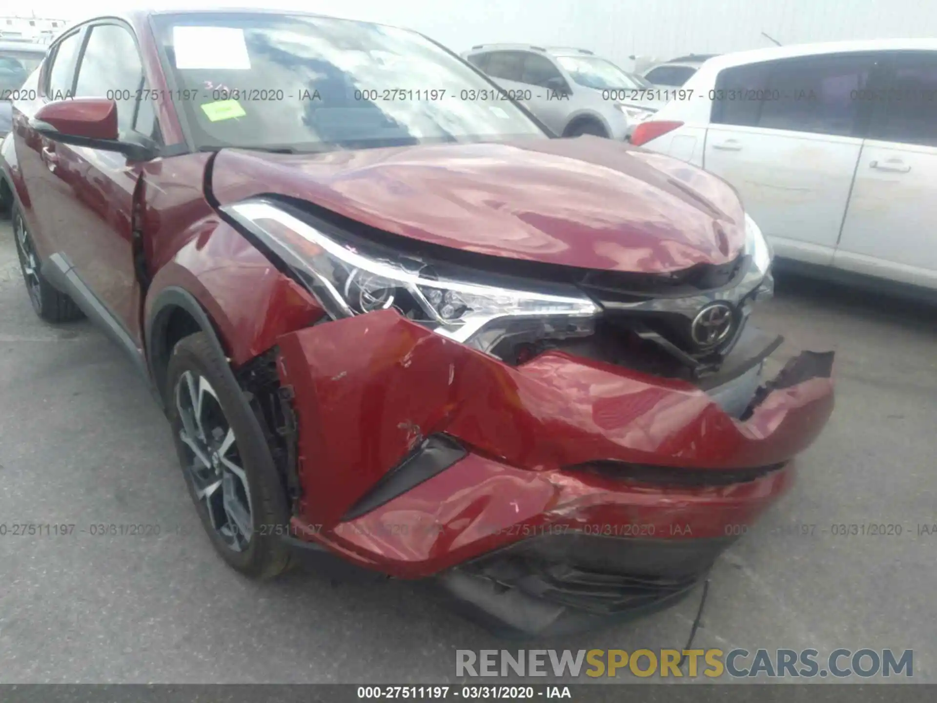 6 Фотография поврежденного автомобиля NMTKHMBX5KR069350 TOYOTA C-HR 2019