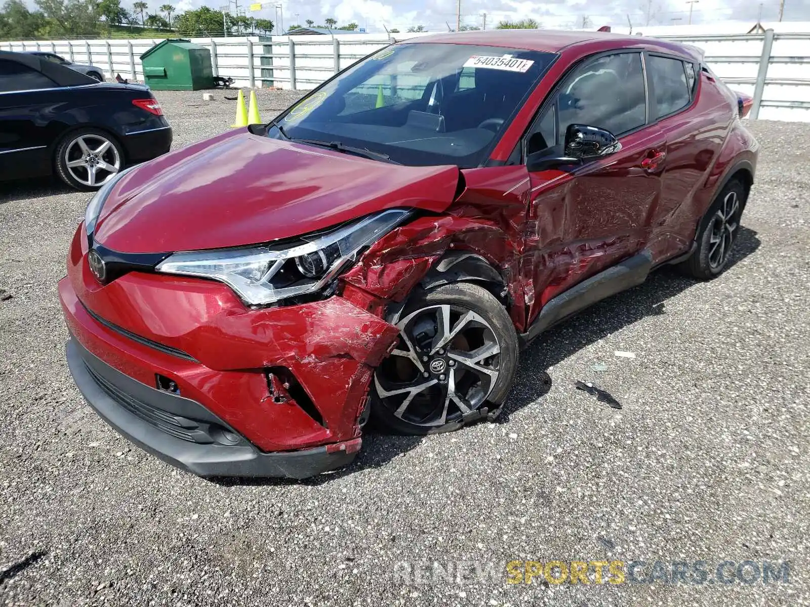 2 Фотография поврежденного автомобиля NMTKHMBX5KR069459 TOYOTA C-HR 2019