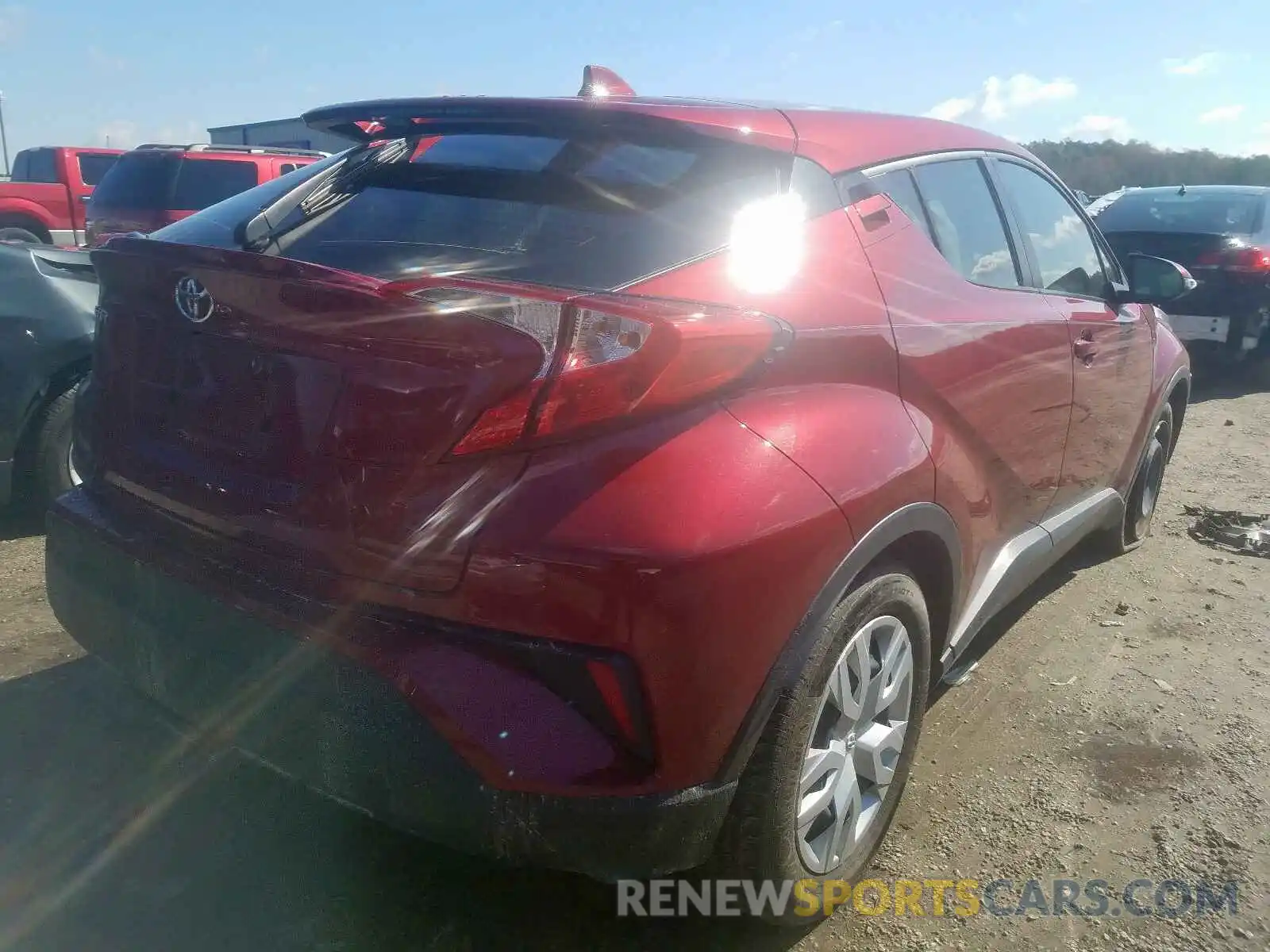 4 Photograph of a damaged car NMTKHMBX5KR070384 TOYOTA C-HR 2019