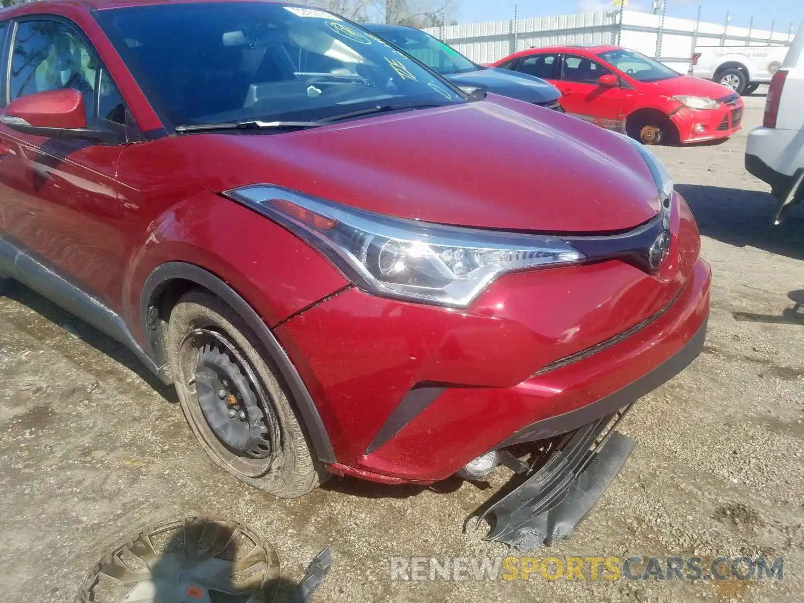 9 Фотография поврежденного автомобиля NMTKHMBX5KR070384 TOYOTA C-HR 2019