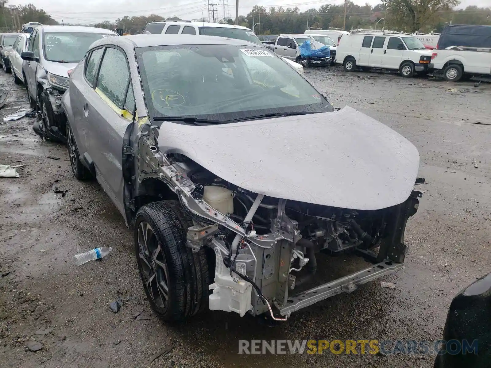 1 Photograph of a damaged car NMTKHMBX5KR071972 TOYOTA C-HR 2019