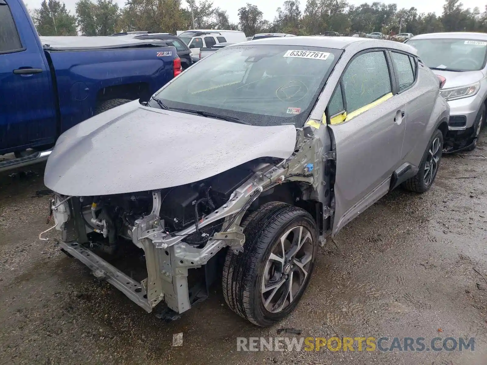 2 Photograph of a damaged car NMTKHMBX5KR071972 TOYOTA C-HR 2019