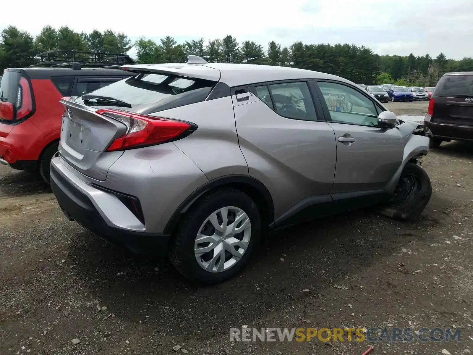 4 Photograph of a damaged car NMTKHMBX5KR073740 TOYOTA C-HR 2019