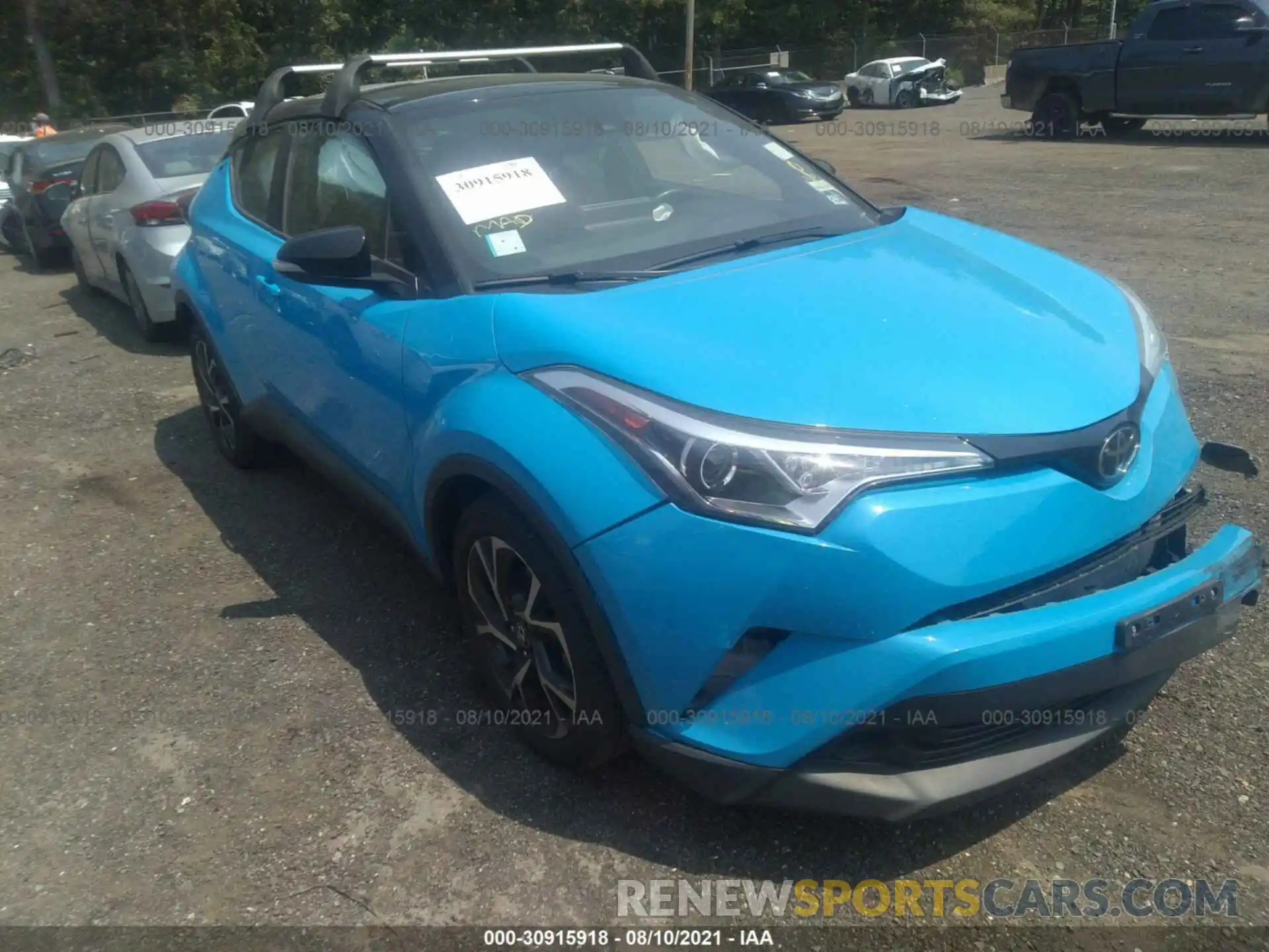 1 Фотография поврежденного автомобиля NMTKHMBX5KR075889 TOYOTA C-HR 2019