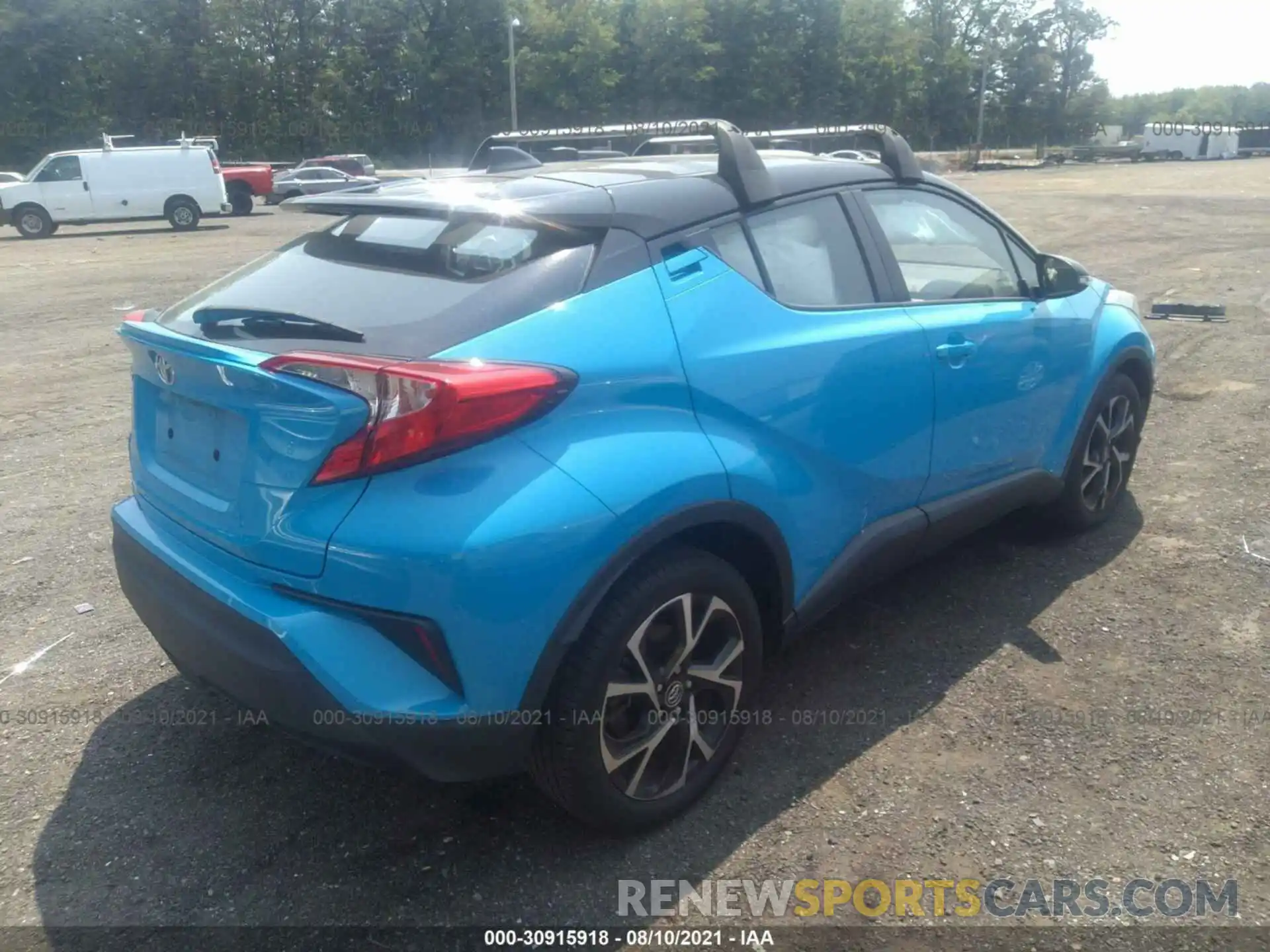 4 Фотография поврежденного автомобиля NMTKHMBX5KR075889 TOYOTA C-HR 2019