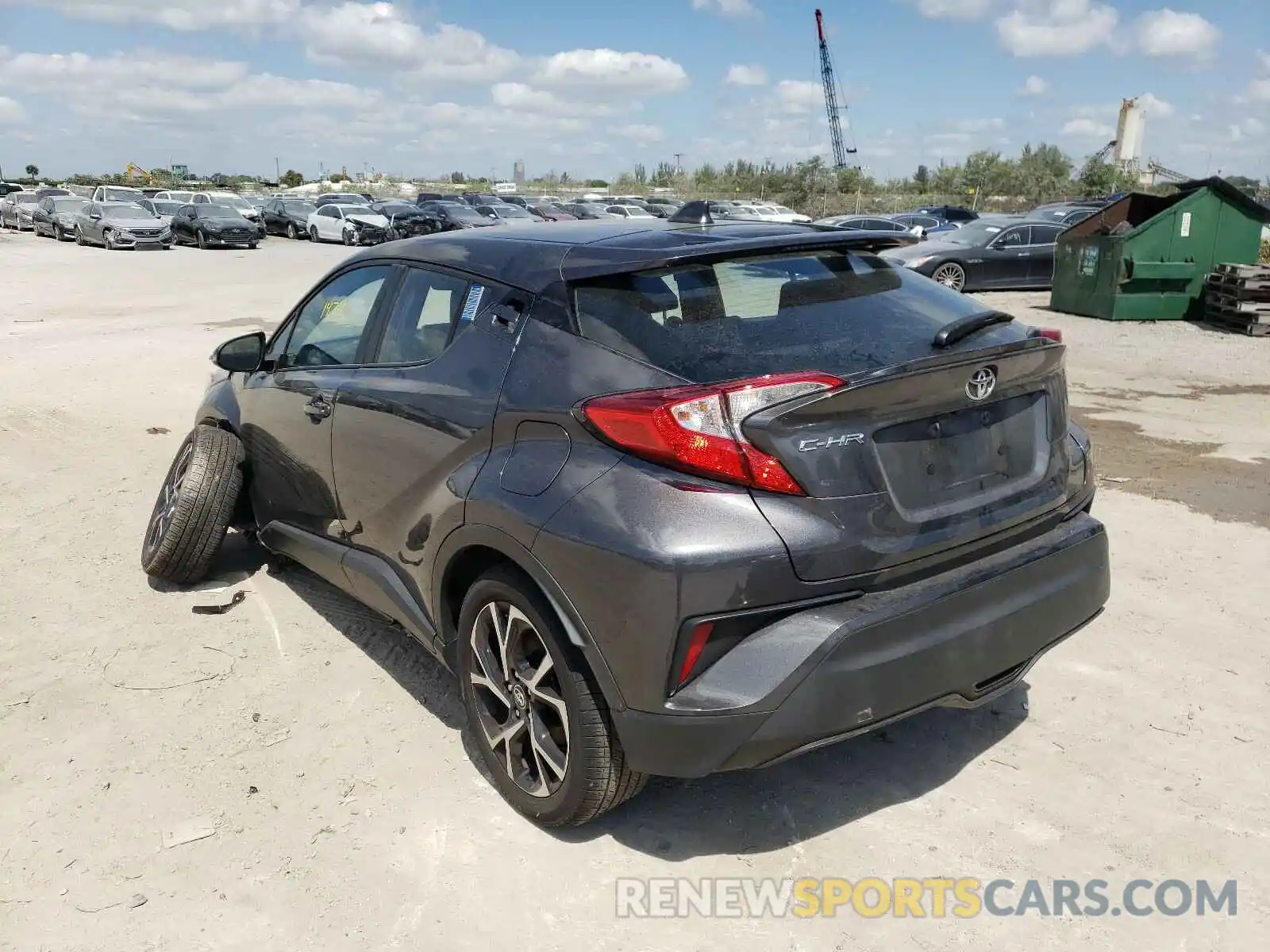 3 Photograph of a damaged car NMTKHMBX5KR076878 TOYOTA C-HR 2019